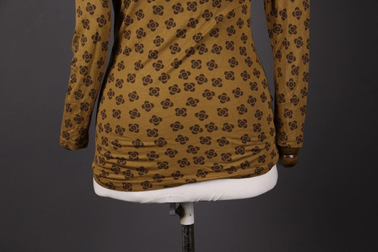 Designer Gudrun Sjoden Floral Long Sleeve Top Shirt Size S Size S / US 4 / IT 40 - 7 Thumbnail