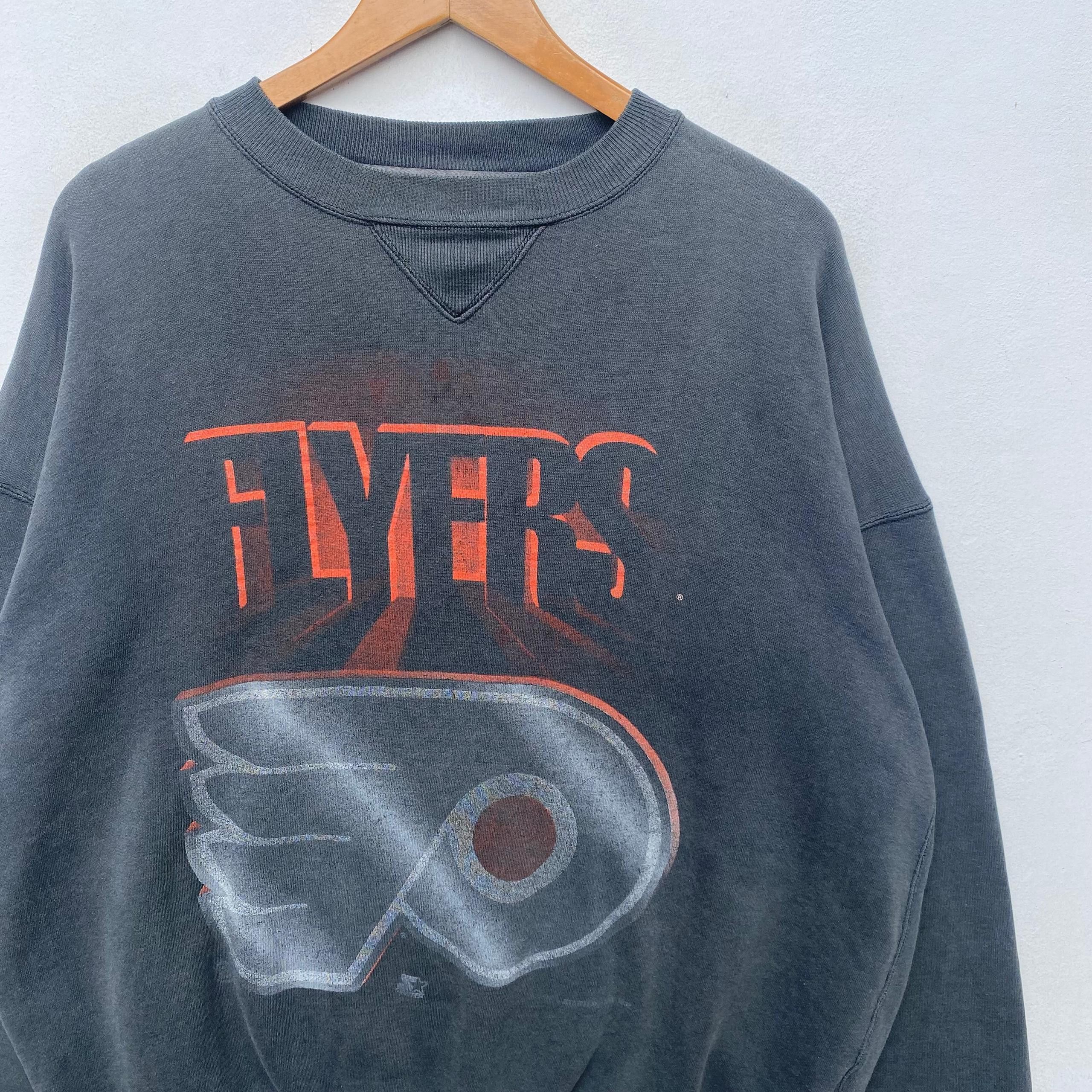 NHL VINTAGE PHILADELPHIA FLYERS SWEASHIRT NHL HOCKEY LARGE Size US L / EU 52-54 / 3 - 3 Thumbnail