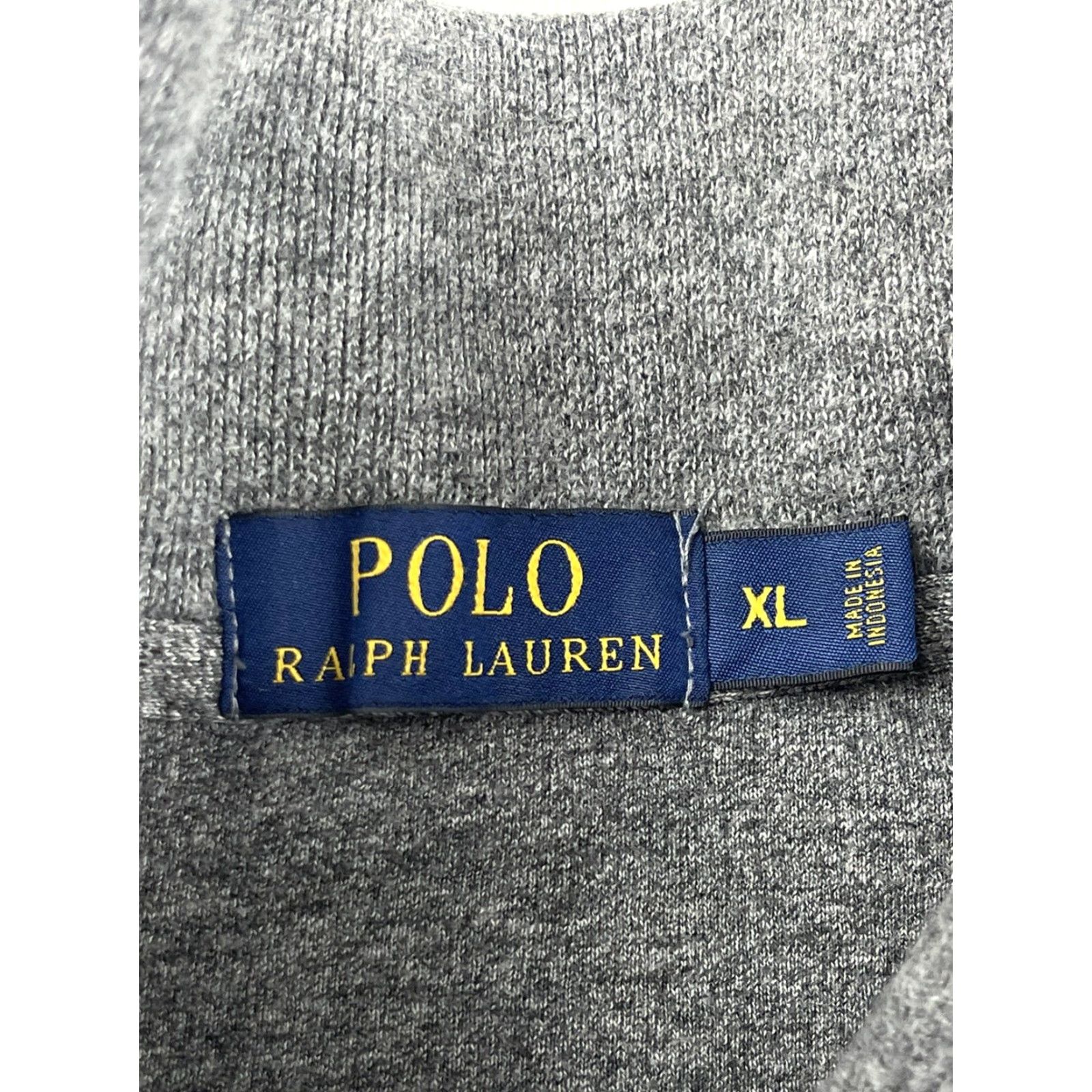 Polo Ralph Lauren Polo Ralph Lauren Sweater XL 1/4 Zip Mock Neck Men Pullover Knit Gray Pony Size US XL / EU 56 / 4 - 2 Thumbnail