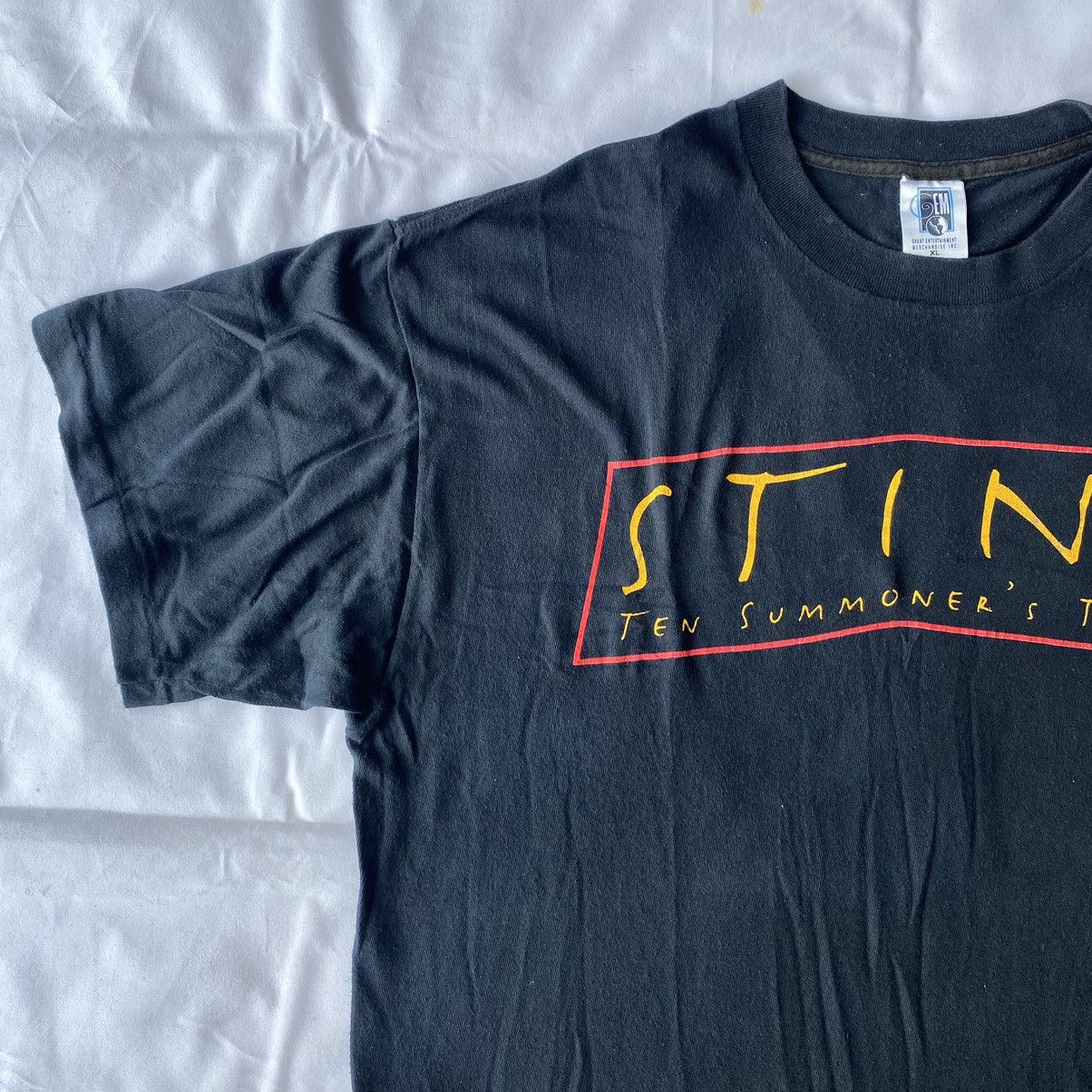 Band Tees × Vintage Vintage 90s Sting Ten Summoner’s Tales World Tour Tees Size US XL / EU 56 / 4 - 3 Thumbnail