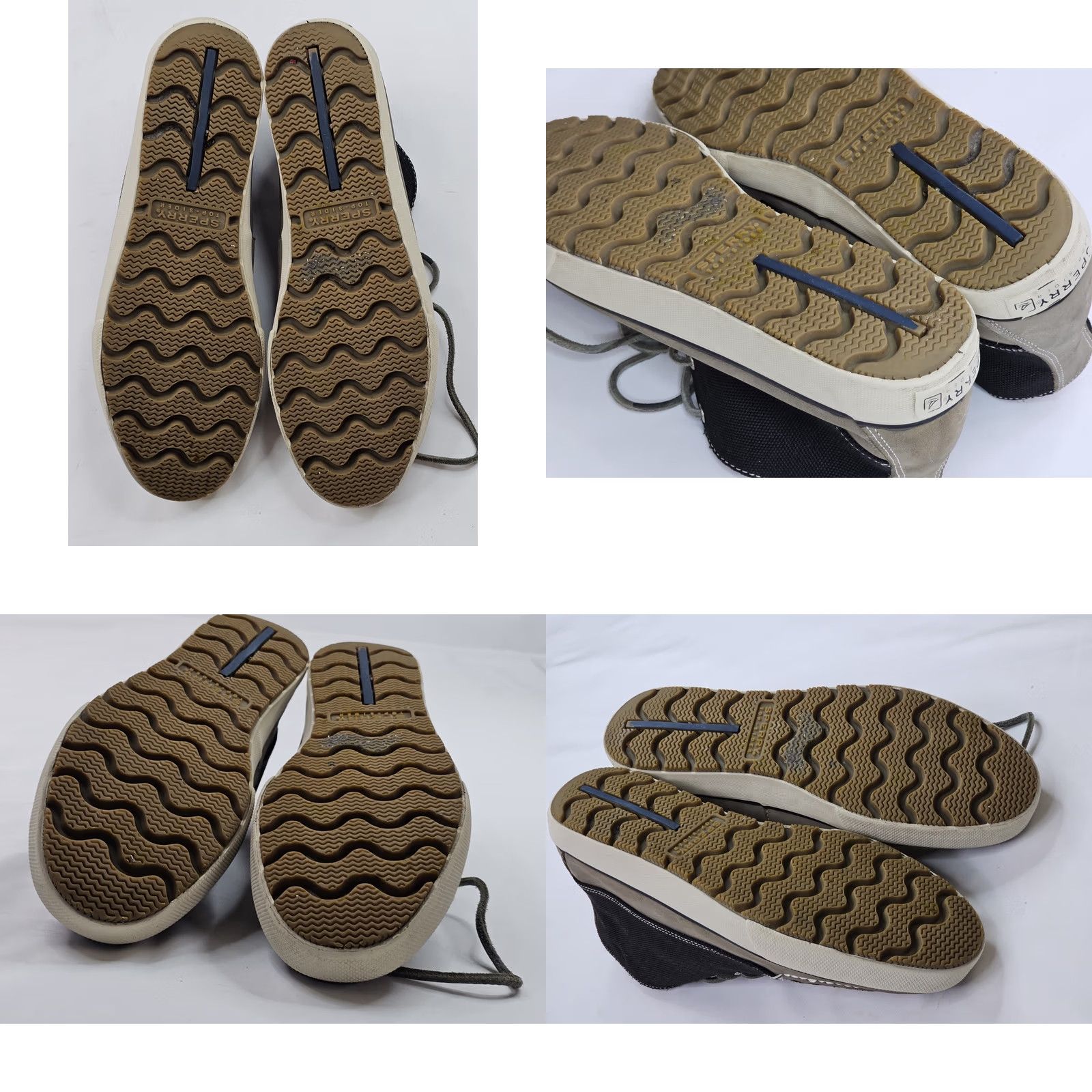 Sperry Sperry Flood Bahama Gray Leather Chukka Ankle Sneaker Men 11M Mid Top STS10125, Casual Sneaker, Leather Upper, Gray, Mid Top, 11M Mens Size US L / EU 52-54 / 3 - 10 Thumbnail