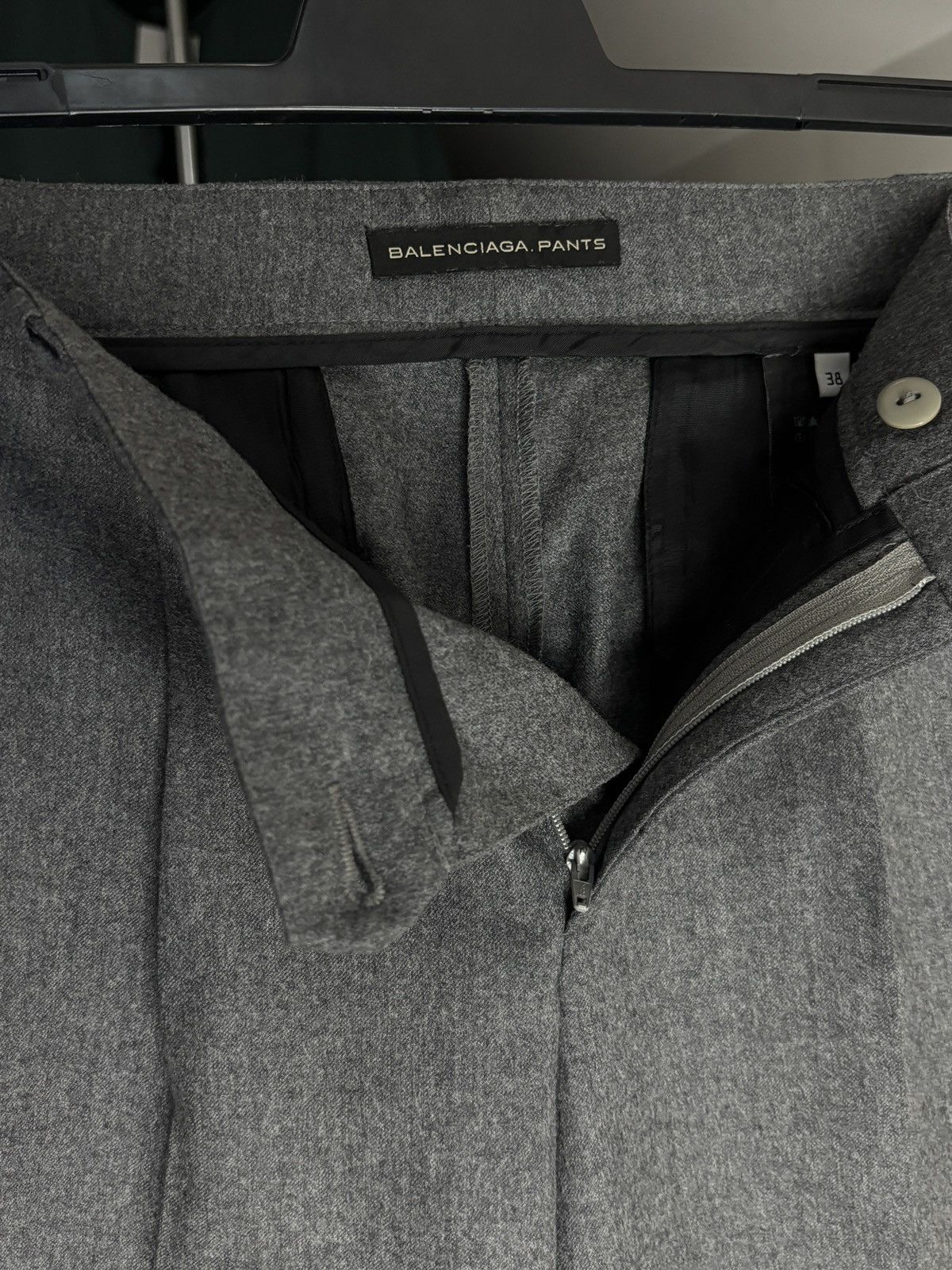 Balenciaga Balenciaga Vintage Wool Chino Pants Size 27" / US 4 / IT 40 - 5 Thumbnail