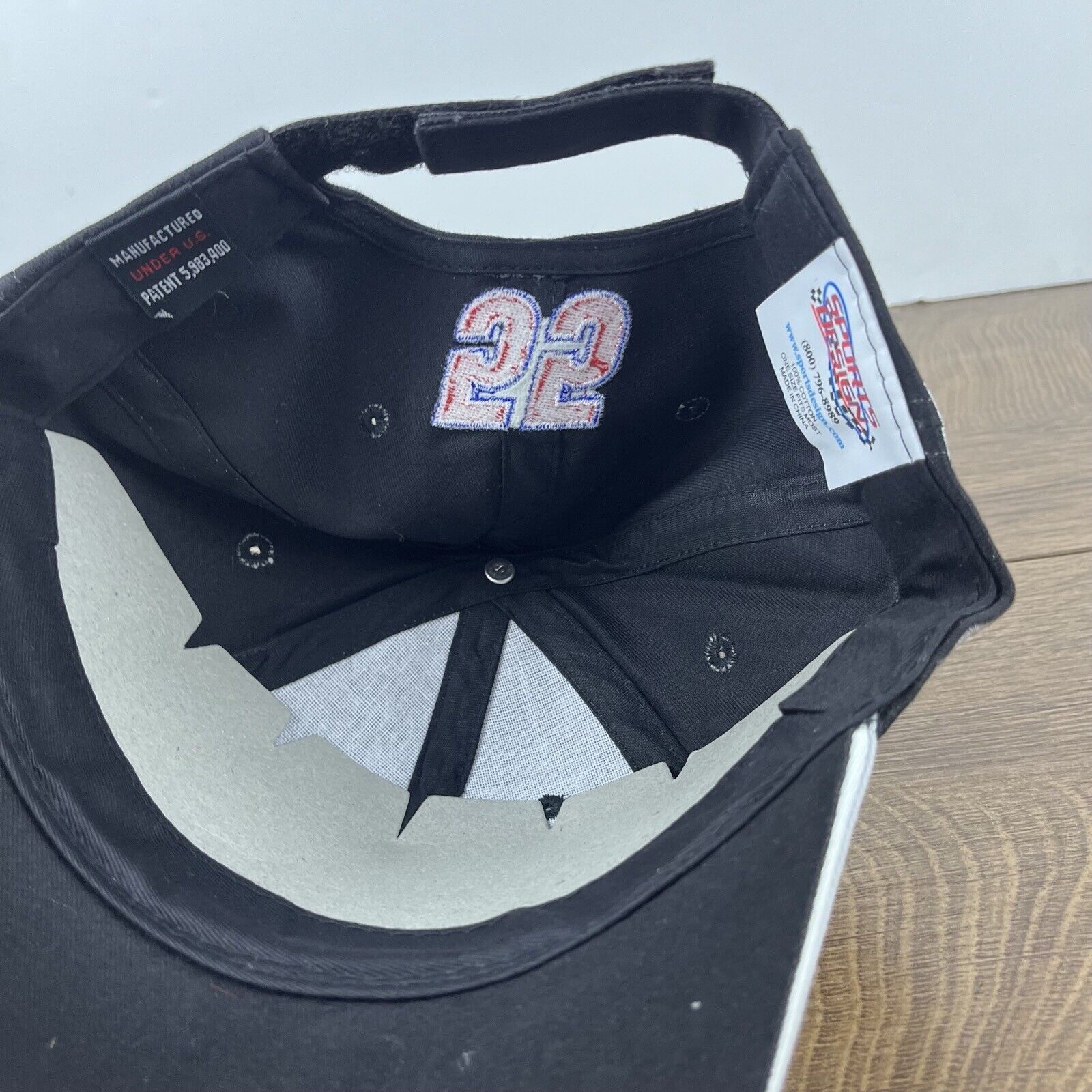 Other Fruit of the Loom Racing 55 Hat Black Cap Hat Adjustable Hat Size ONE SIZE - 13 Thumbnail
