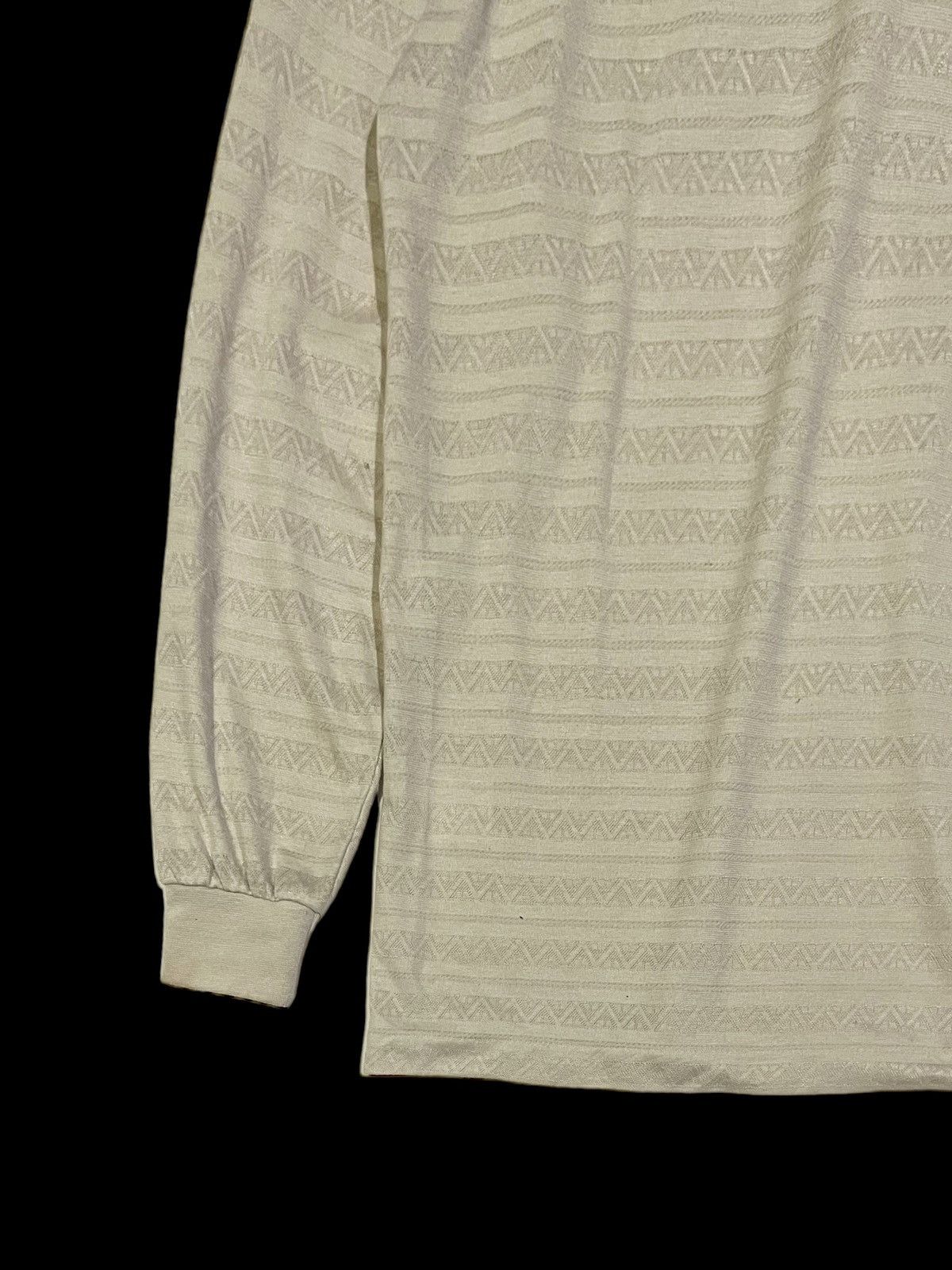 Gianni Valentino × Valentino × Vintage VTG GIANNI VALENTINO POLO LONGSLEEVE EMBROIDERY SINGLE POKET Size US M / EU 48-50 / 2 - 10 Thumbnail