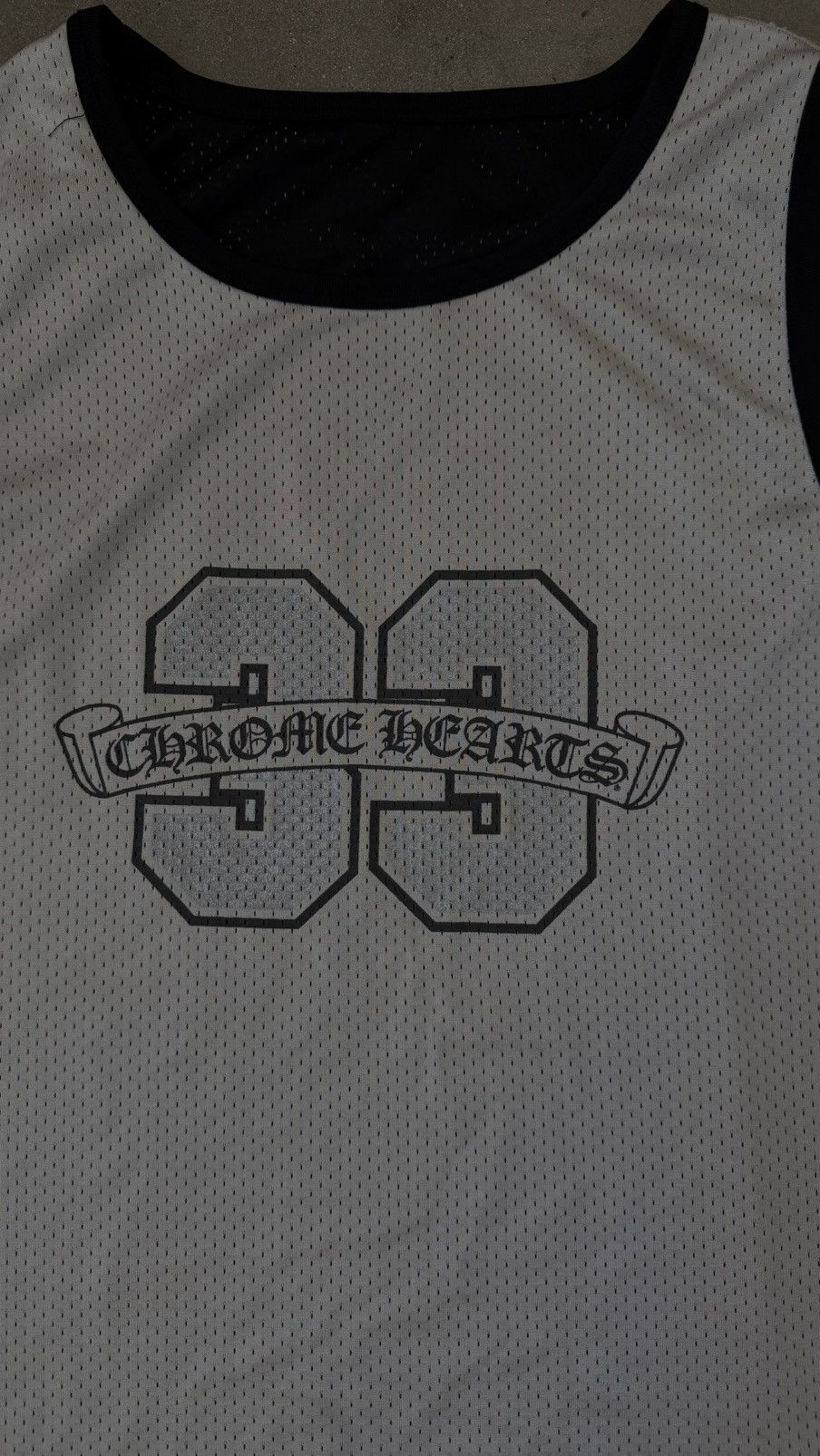 Chrome Hearts Chrome Hearts Reversible Basketball Jersey Black/Grey Size US M / EU 48-50 / 2 - 8 Thumbnail