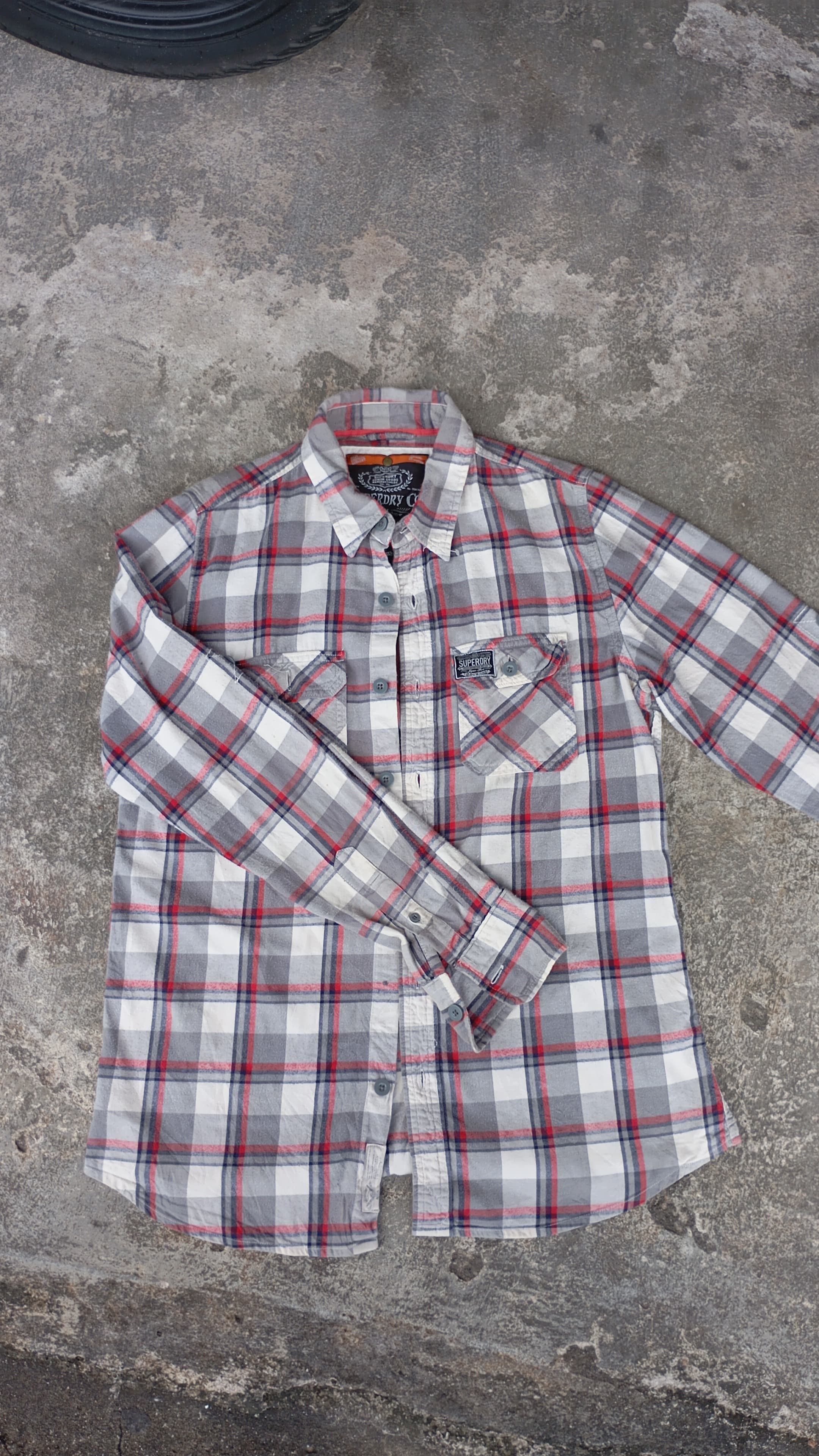 Flannel Superdry co shirt Size US XL / EU 56 / 4 - 2 Thumbnail