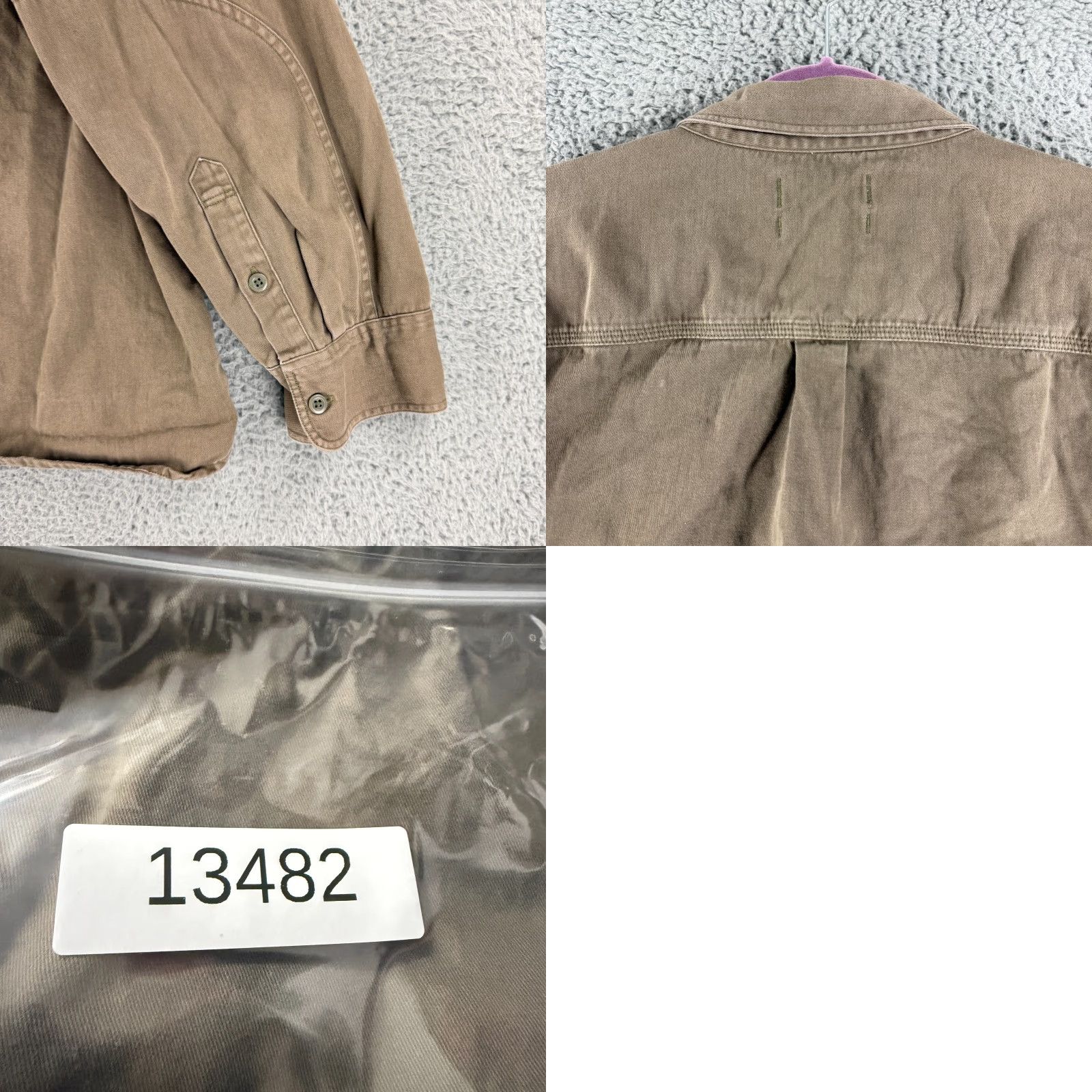 Madewell Madewell Button-Up Shirt Mens XXXL Brown Long Sleeve Casual Cotton Shirt Size US XXL / EU 58 / 5 - 10 Thumbnail