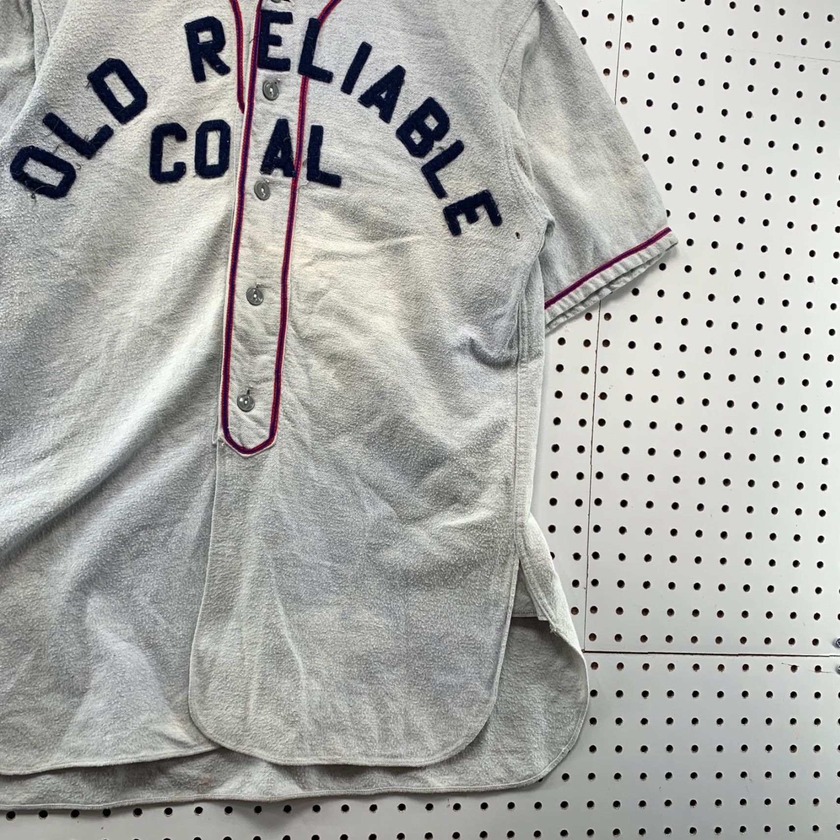 Coal VTG 1920s Old Reliable Coal Baseball Jersey Mens Large Gray Sanforized 21x32 Brand: House Of Harter Size US L / EU 52-54 / 3 - 6 Thumbnail