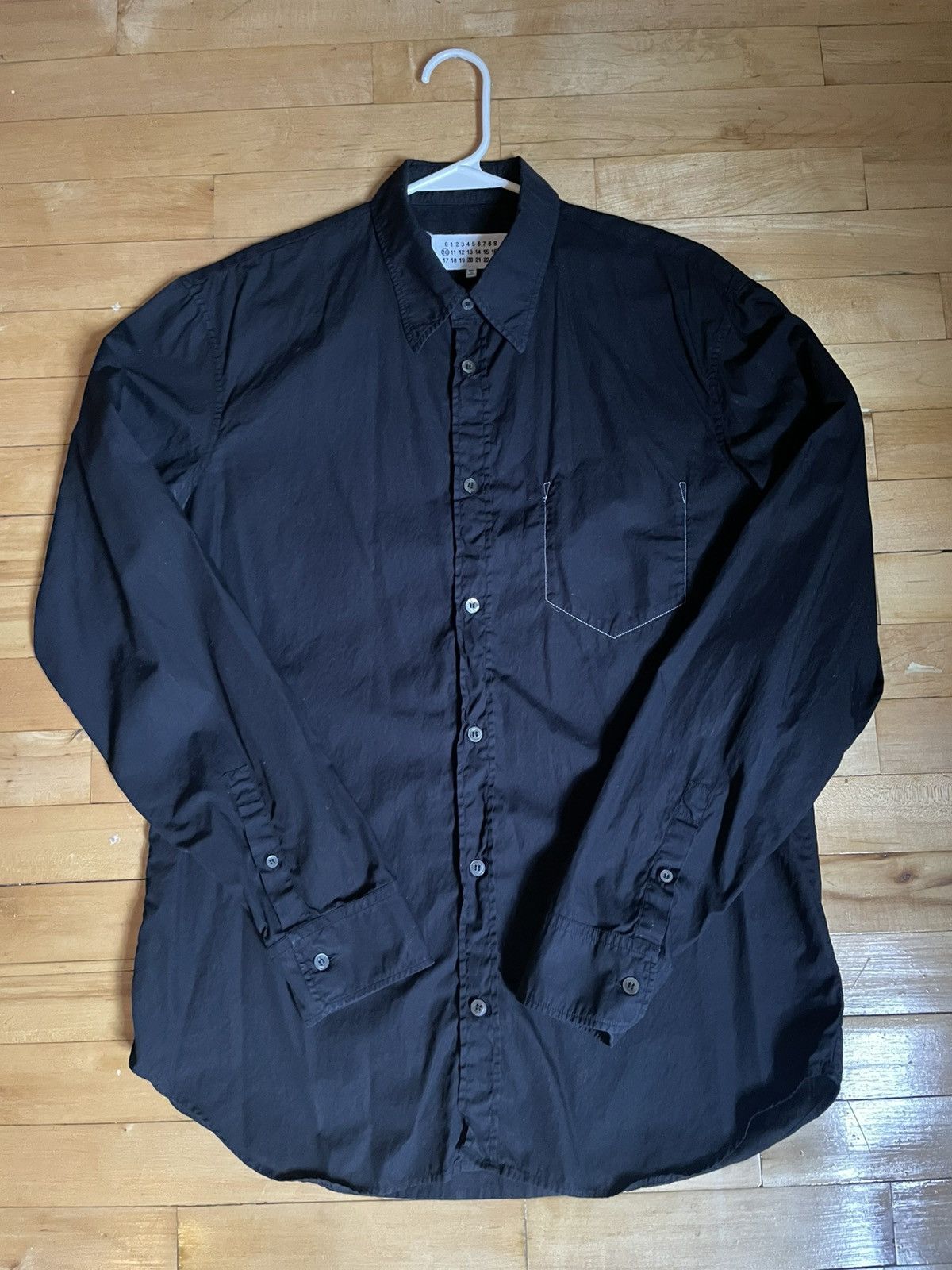 Maison Margiela S/S 19 Ghost Pocket Shirt - Black