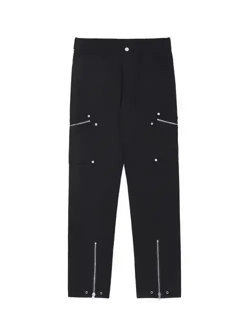 Jean Black Cargo Zipper Pants Size US 32 / EU 48 - 8 Thumbnail