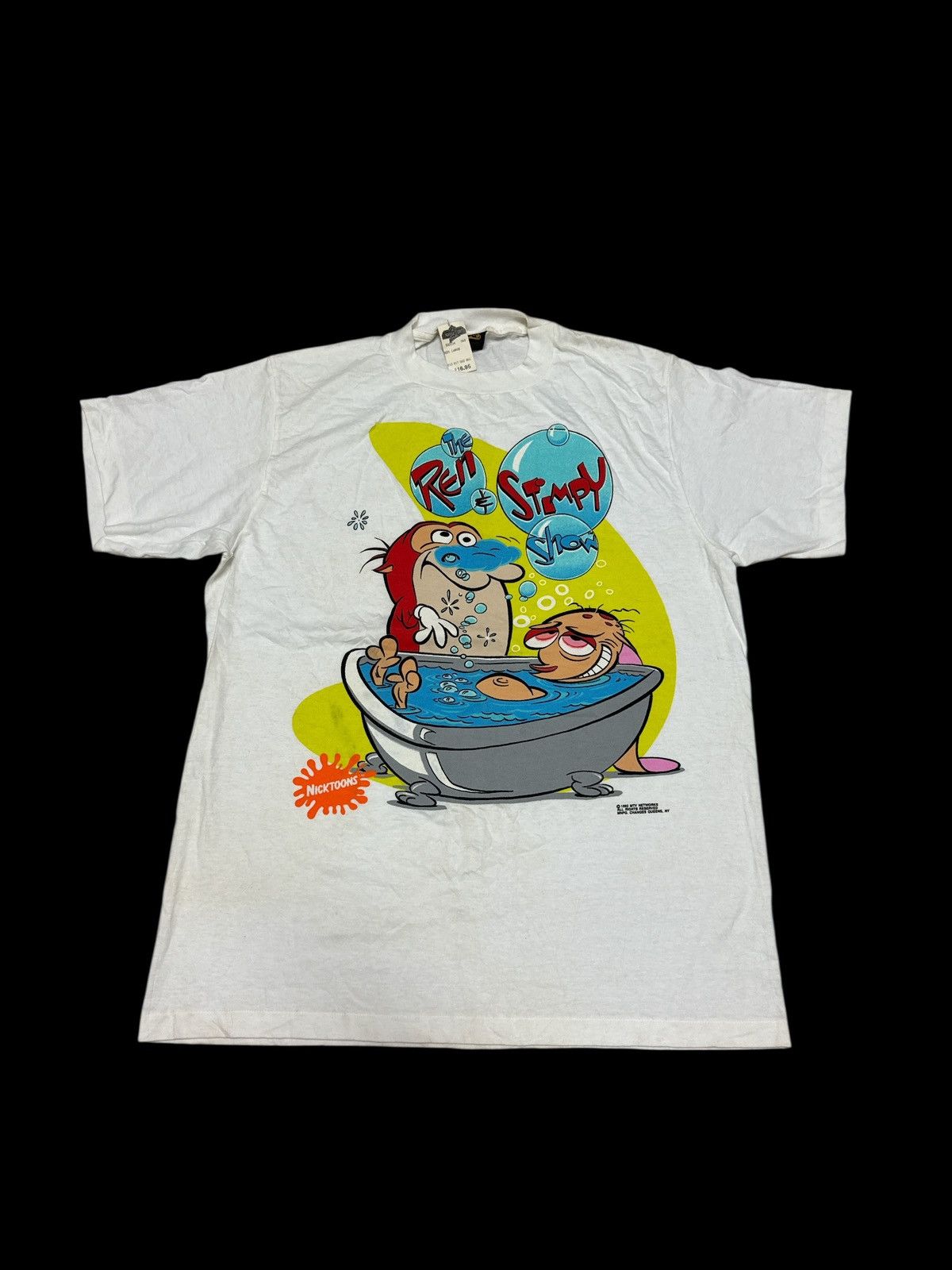 Cartoon Network VINTAGE THE REN & STIMPY SHOW NICKELODEON SHIRT Size US L / EU 52-54 / 3 - 1 Thumbnail
