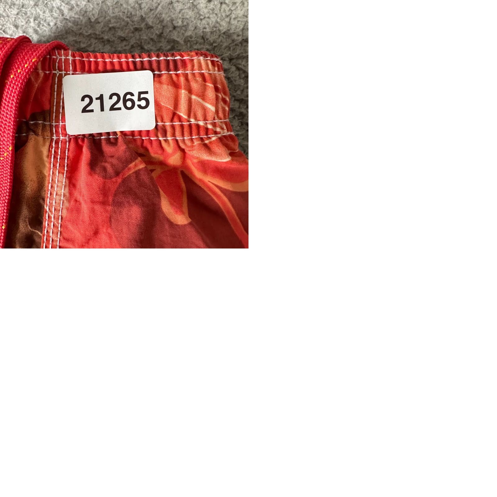 Tommy Bahama Tommy Bahama Swim Trunks Adult M Red Mens 90s Short Swim Bottom Pockets Trunks Size US 31 - 9 Thumbnail
