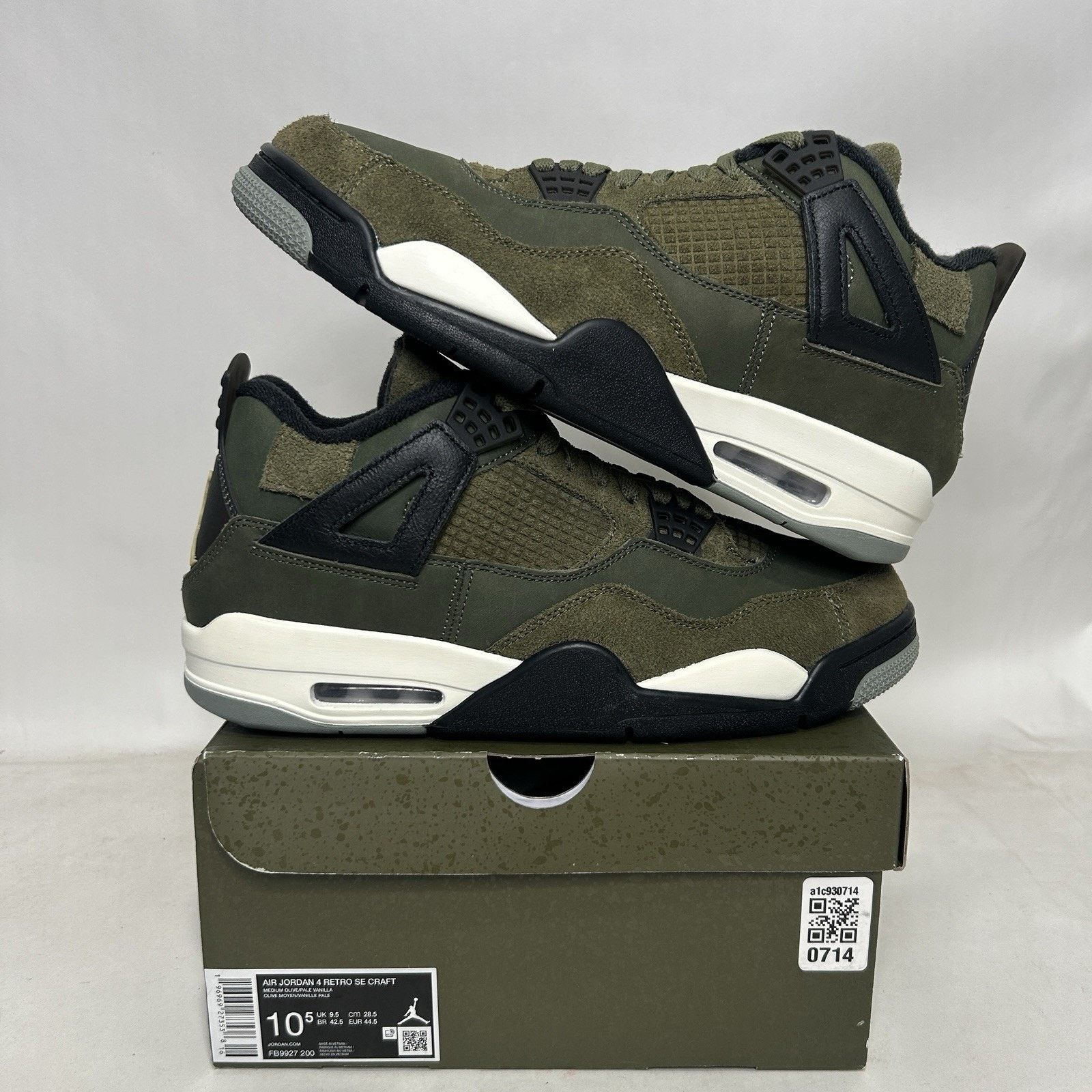 Jordan Brand Nike Air Jordan 4 SE Craft “Medium Olive” Size US 10.5 / EU 43-44 - 1 Thumbnail