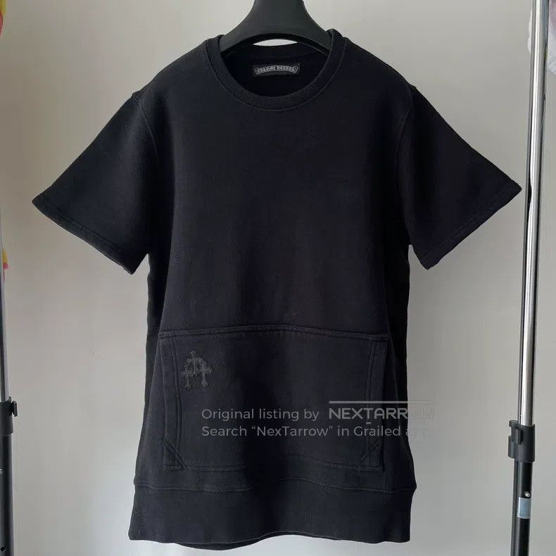 Chrome Hearts CHROME HEARTS Size M Black leather cross scroll silver thic Size US M / EU 48-50 / 2 - 1 Thumbnail