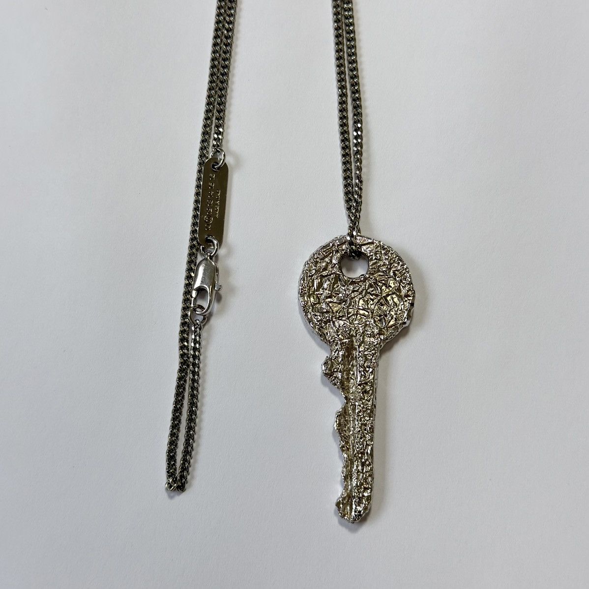 Maison Margiela S/S 10 ‘Silver Foil Key’ Chain Necklace Size ONE SIZE - 6 Thumbnail