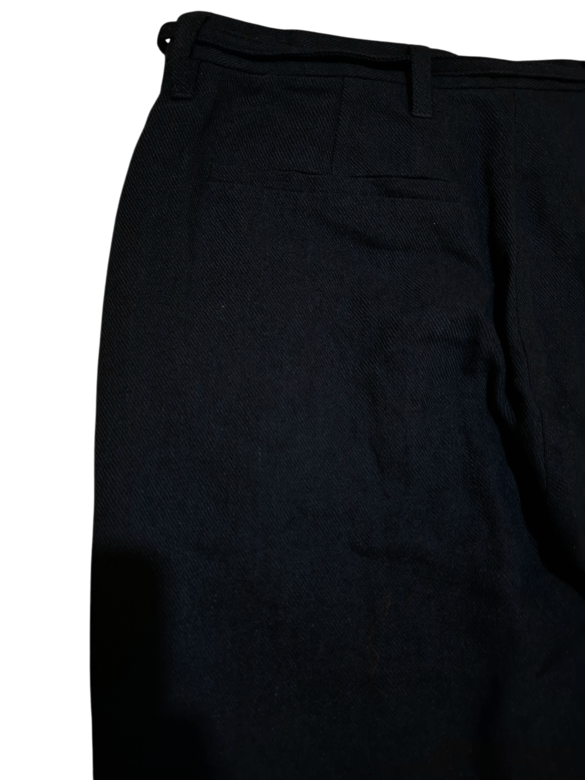 Ann Demeulemeester Ann Demeulemeester Belted Wool-Linen Trousers Size 28" / US 6 / IT 42 - 17 Thumbnail