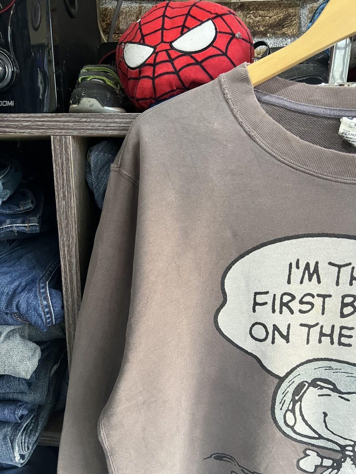 🔥Distressed Uniqlo x Peanuts Crewneck Sweatshirt
