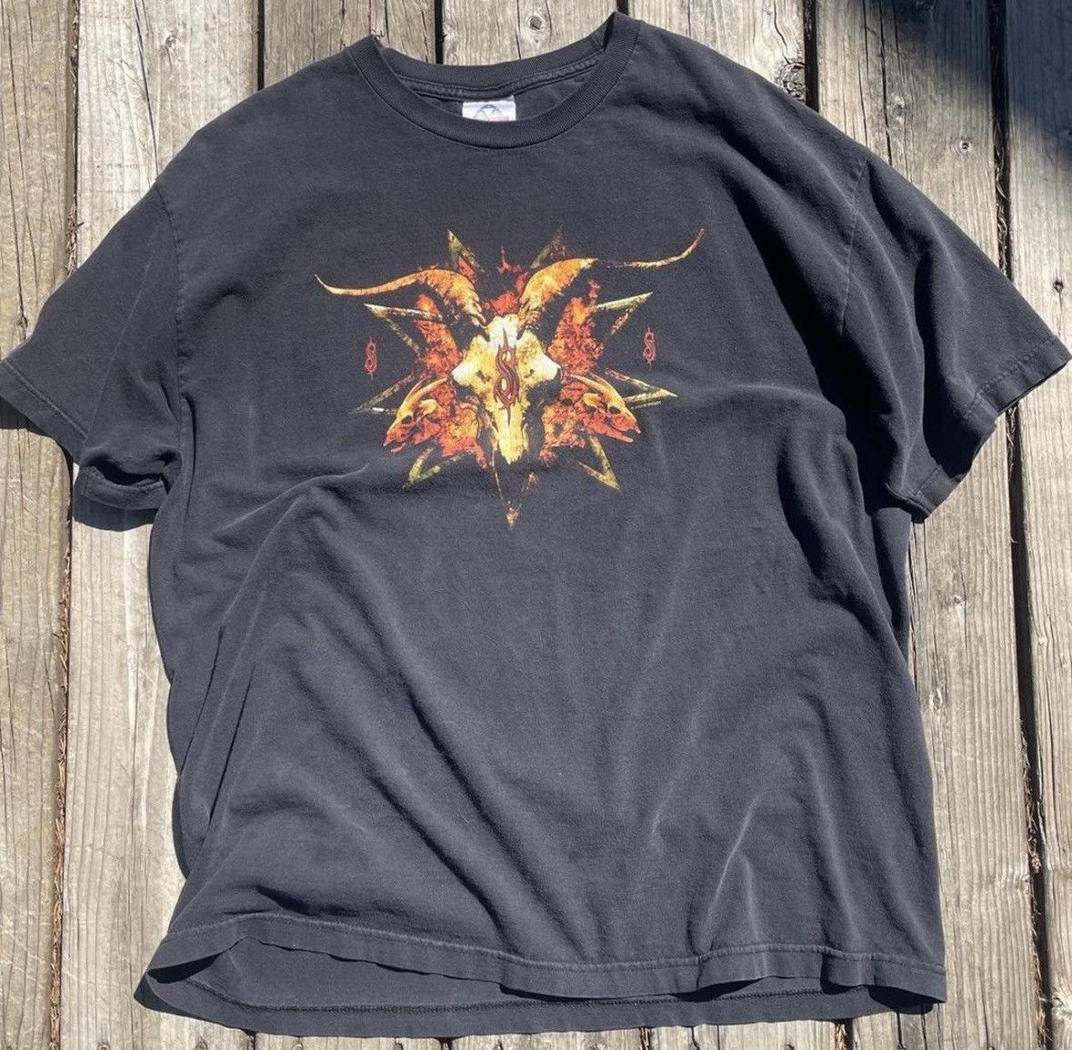 Band Tees × Slipknot × Vintage Vintage 2002 slipknot shirt Size US XL / EU 56 / 4 - 1 Thumbnail