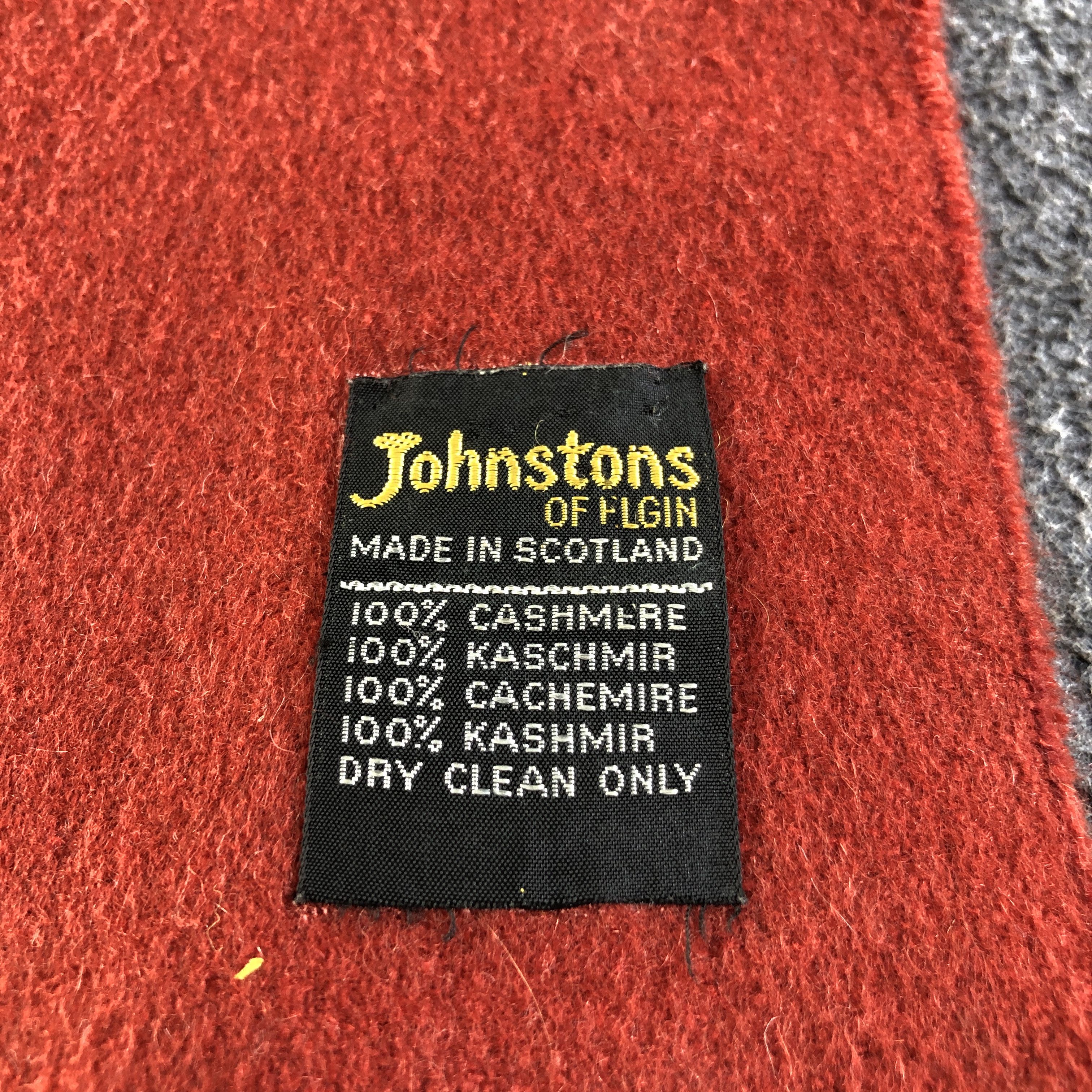 Johnstons Of Elgin Johnstons Of Elgin Cashmere Scarf Muffler Neckwear V2800 Size ONE SIZE - 4 Thumbnail