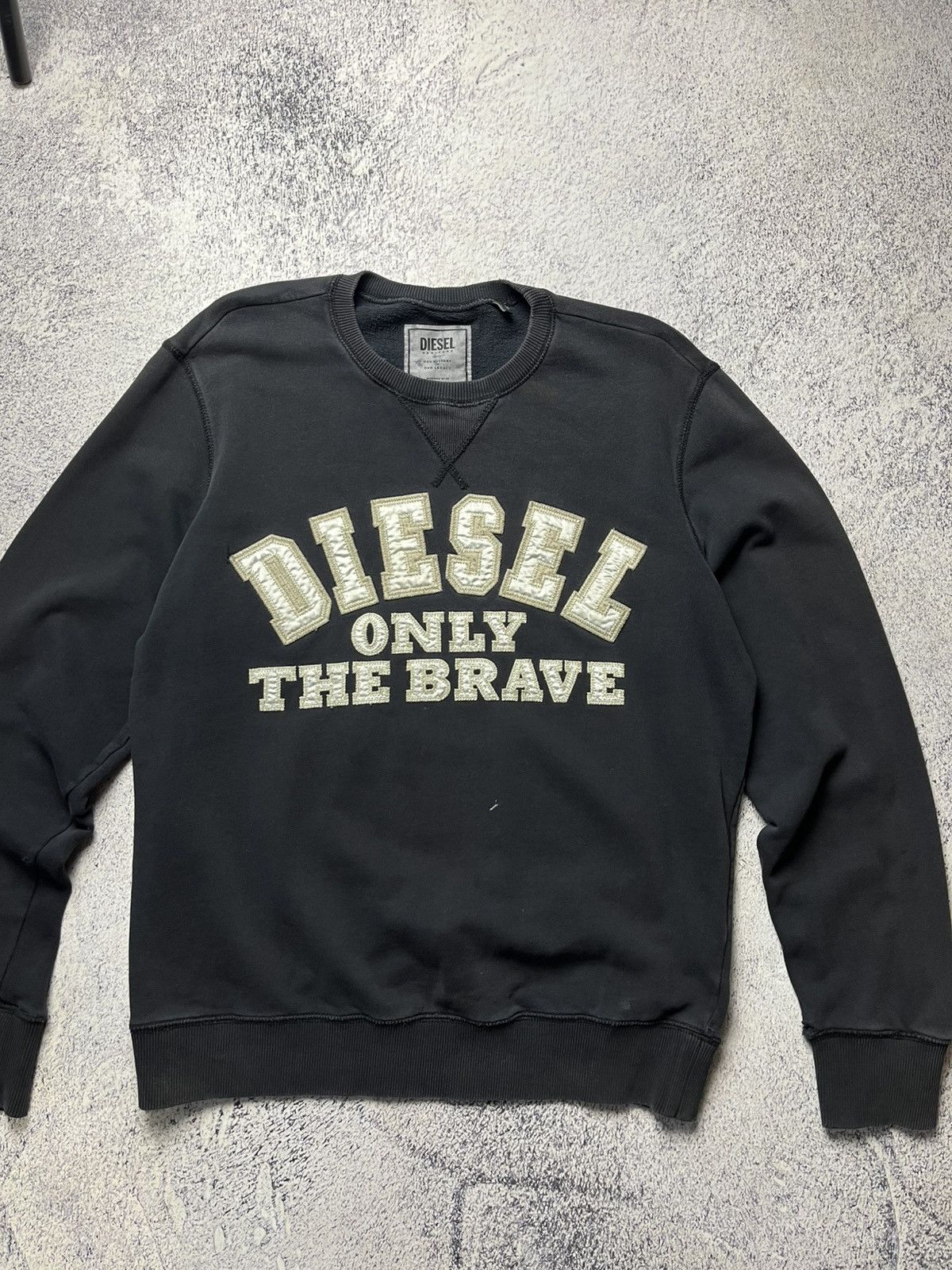 Other Vintage Diesel Distressed Big Ligo Sweatshirt Y2K Size US M / EU 48-50 / 2 - 6 Thumbnail
