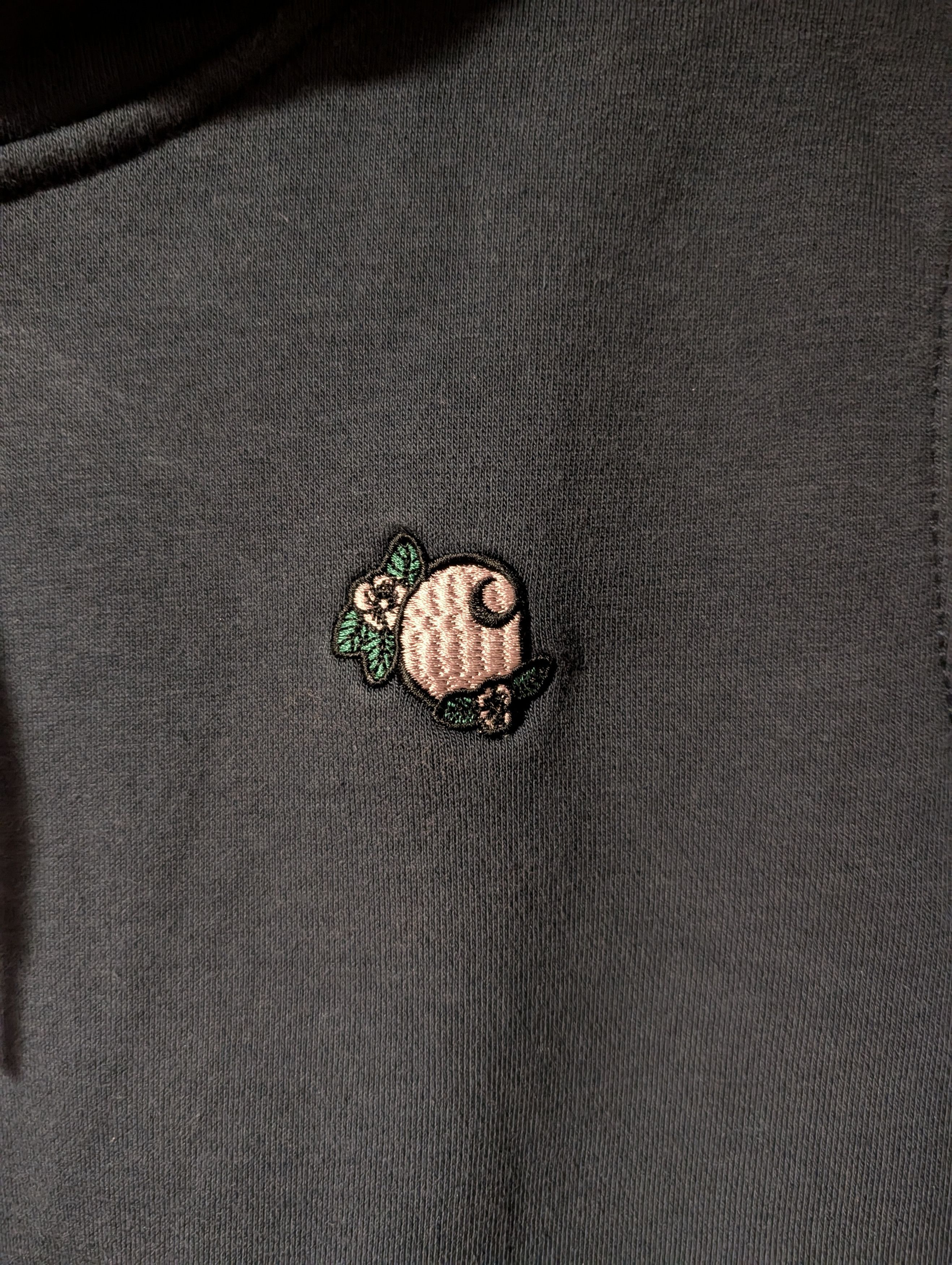 Carhartt Carhartt WIP Floral Embroidery Hoodie Womens Relaxed Flower Size L / US 10 / IT 46 - 3 Thumbnail
