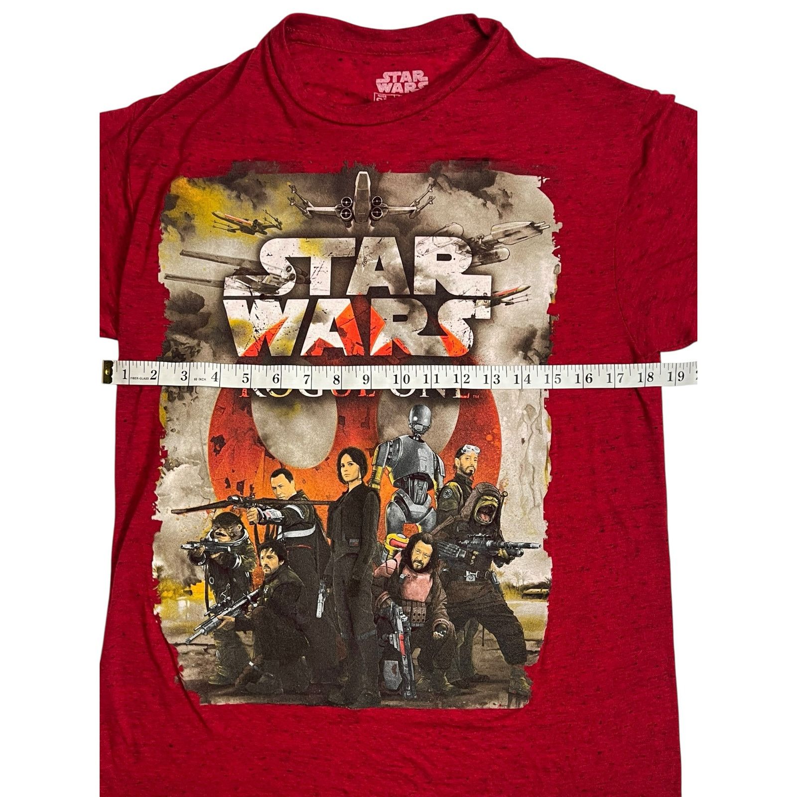 Star Wars Star Wars Rogue One Red T-Shirt Size Small Rebel Crew Andor Size US S / EU 44-46 / 1 - 8 Thumbnail