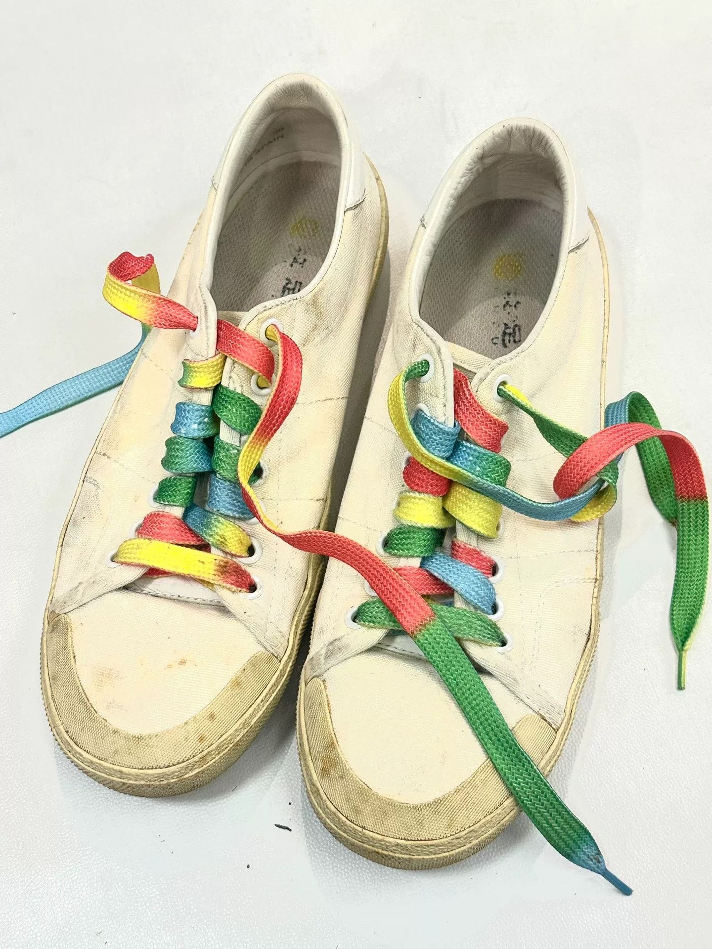 Saint Laurent Paris Saint Laurent Dirty White Sneakers Size US 8 / IT 38 - 1 Thumbnail