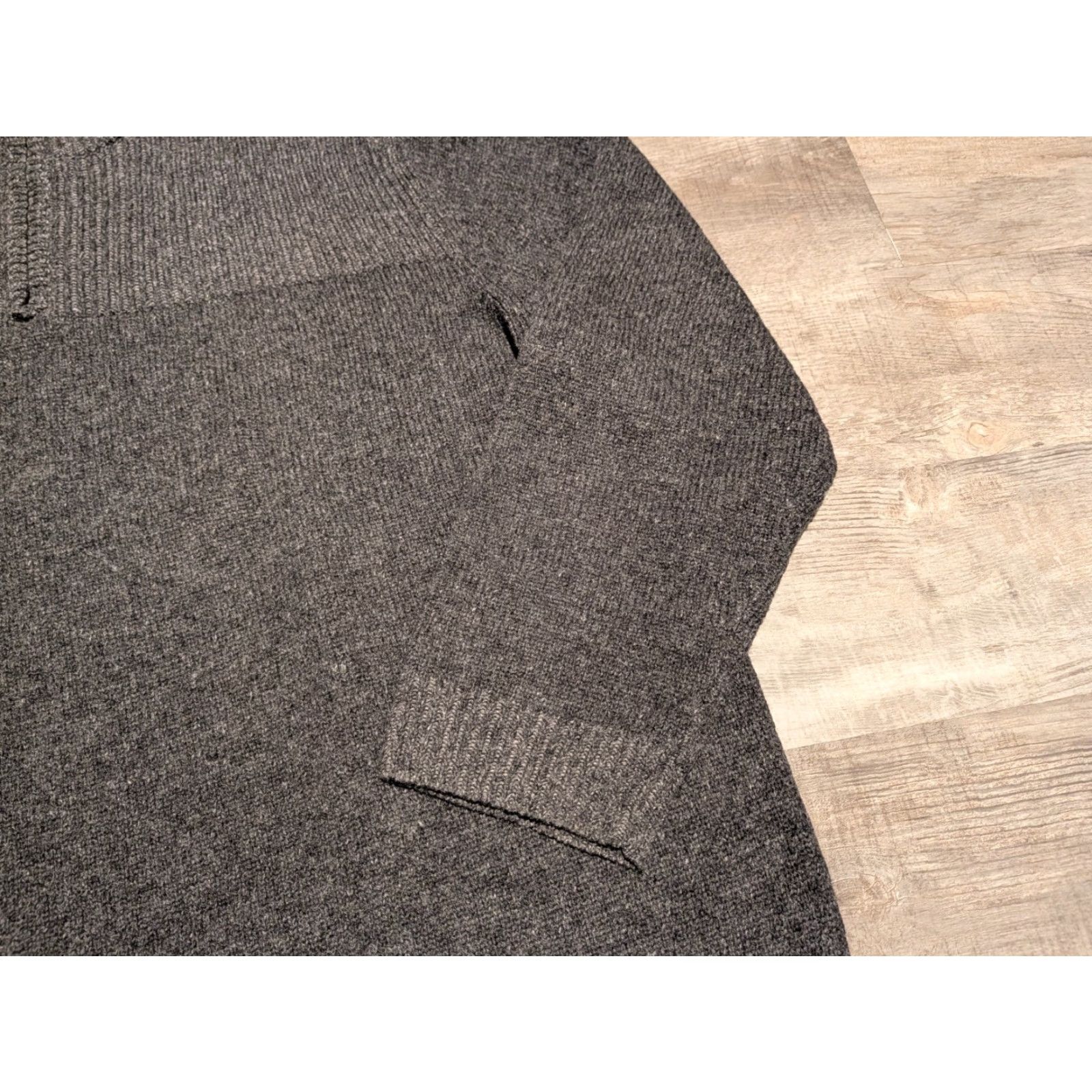 Vintage VINTAGE Woolrich Wool Blend 1/4 Zip Sweater 2XL Charcoal Gray Men's Heavyweight Pullover Outdoor Classic Size US XXL / EU 58 / 5 - 2 Thumbnail