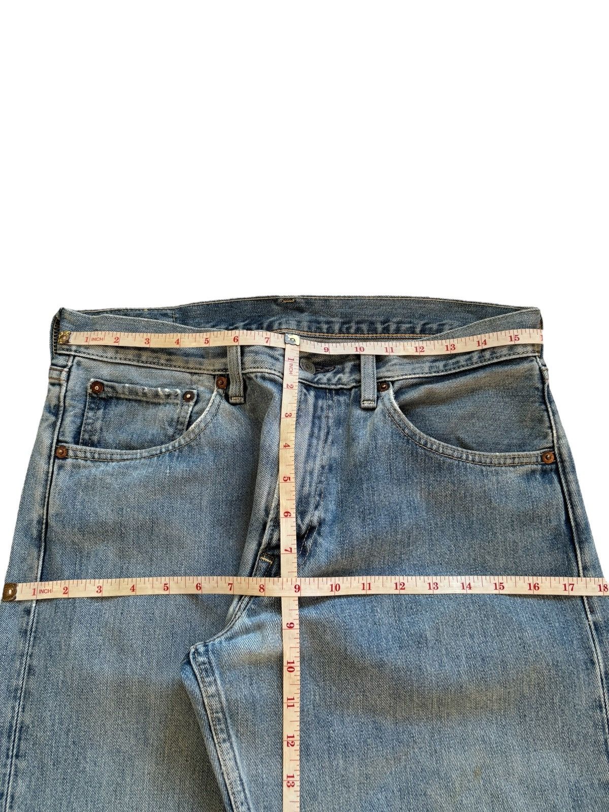 Levi's Vintage 90s Levis 503 Mud Wash Distressed Ripped Baggy Jeans Size US 32 / EU 48 - 12 Thumbnail
