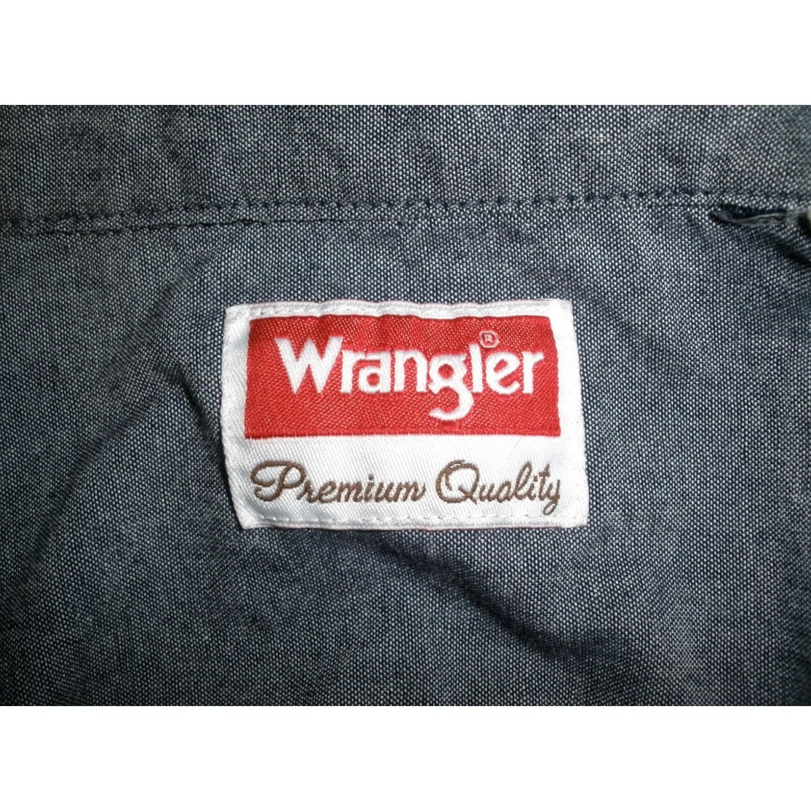 Wrangler WRANGLER Shirt Plaid Button-Up Long Sleeve XL Men’s Flannel Midweight Casual Workwear Fall Winter Size US XL / EU 56 / 4 - 4 Thumbnail
