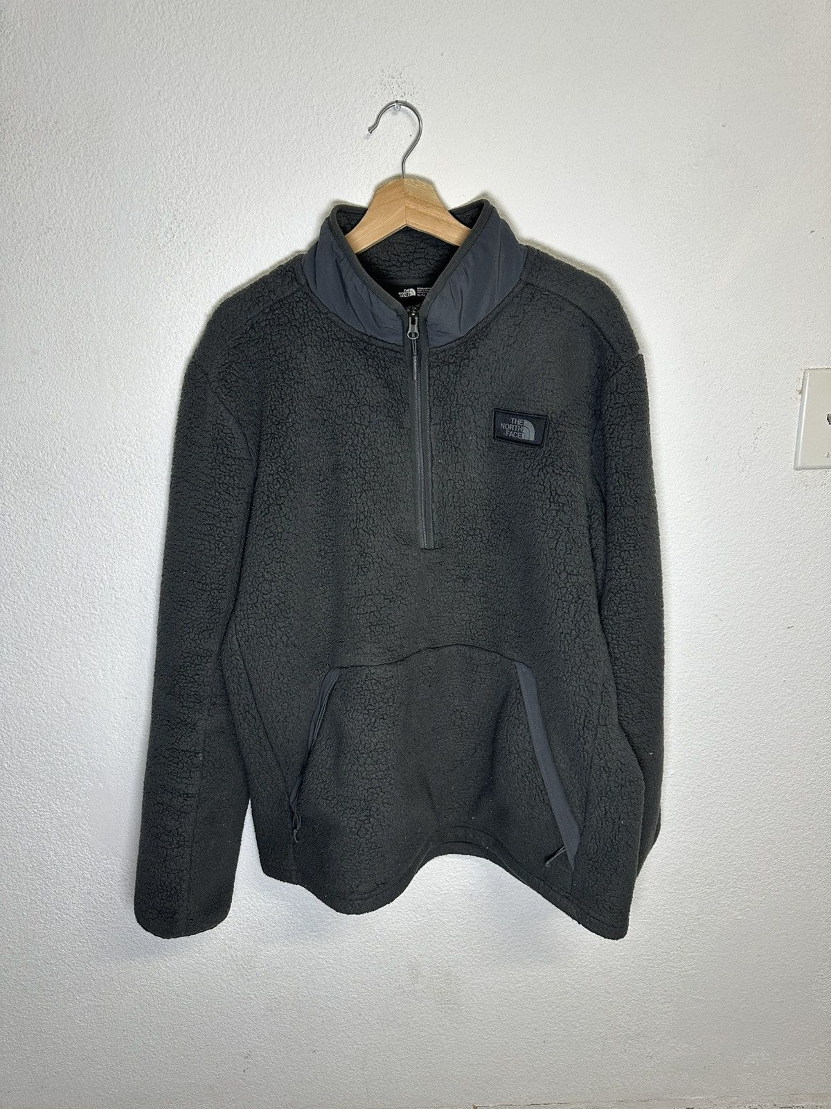 The North Face Dark Grey The North Face Sherpa Fleece XL Quarter Zip Up Size US XL / EU 56 / 4 - 1 Thumbnail