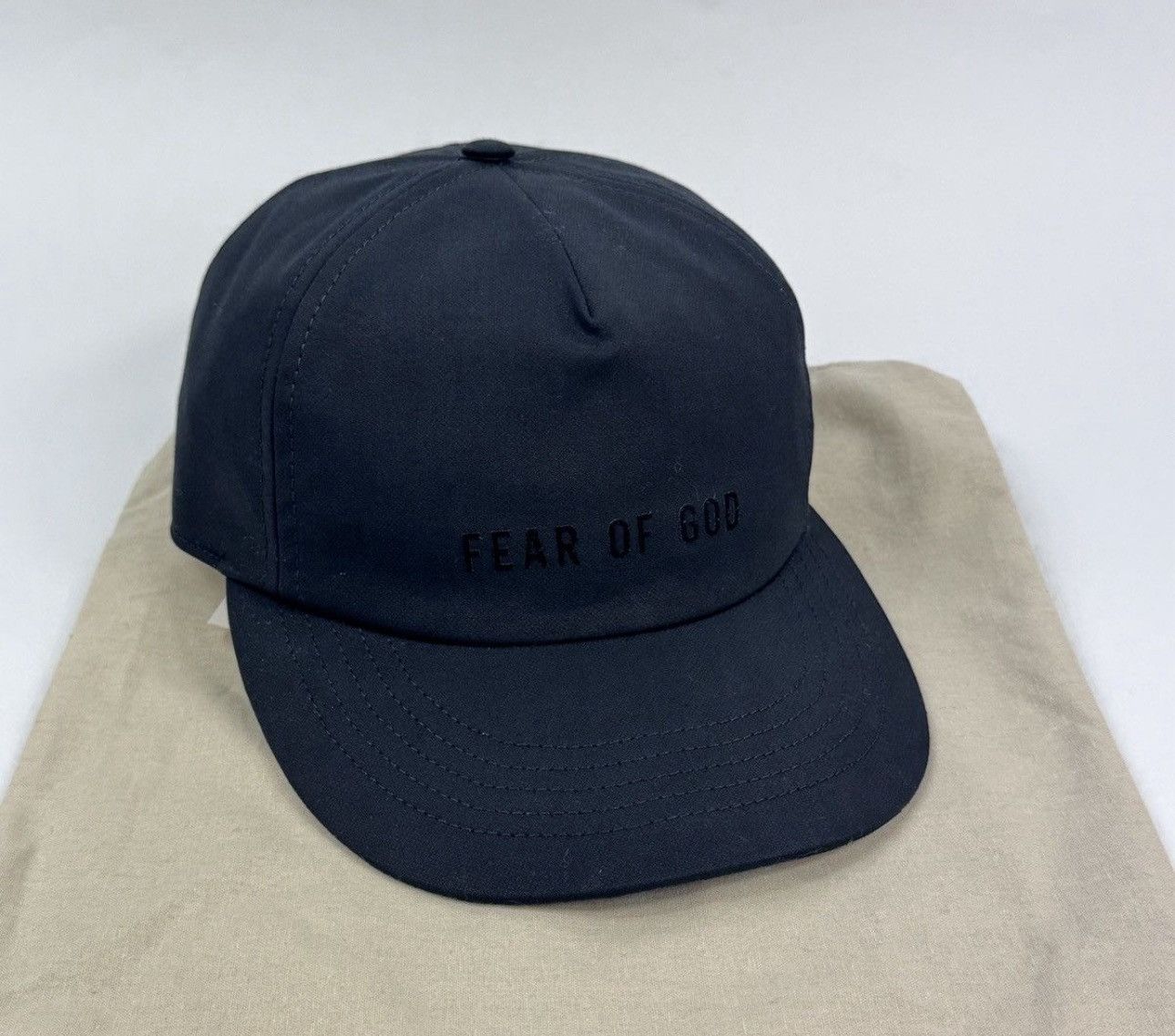 Fear of God LOGO BLACK CAP Size ONE SIZE - 1 Thumbnail