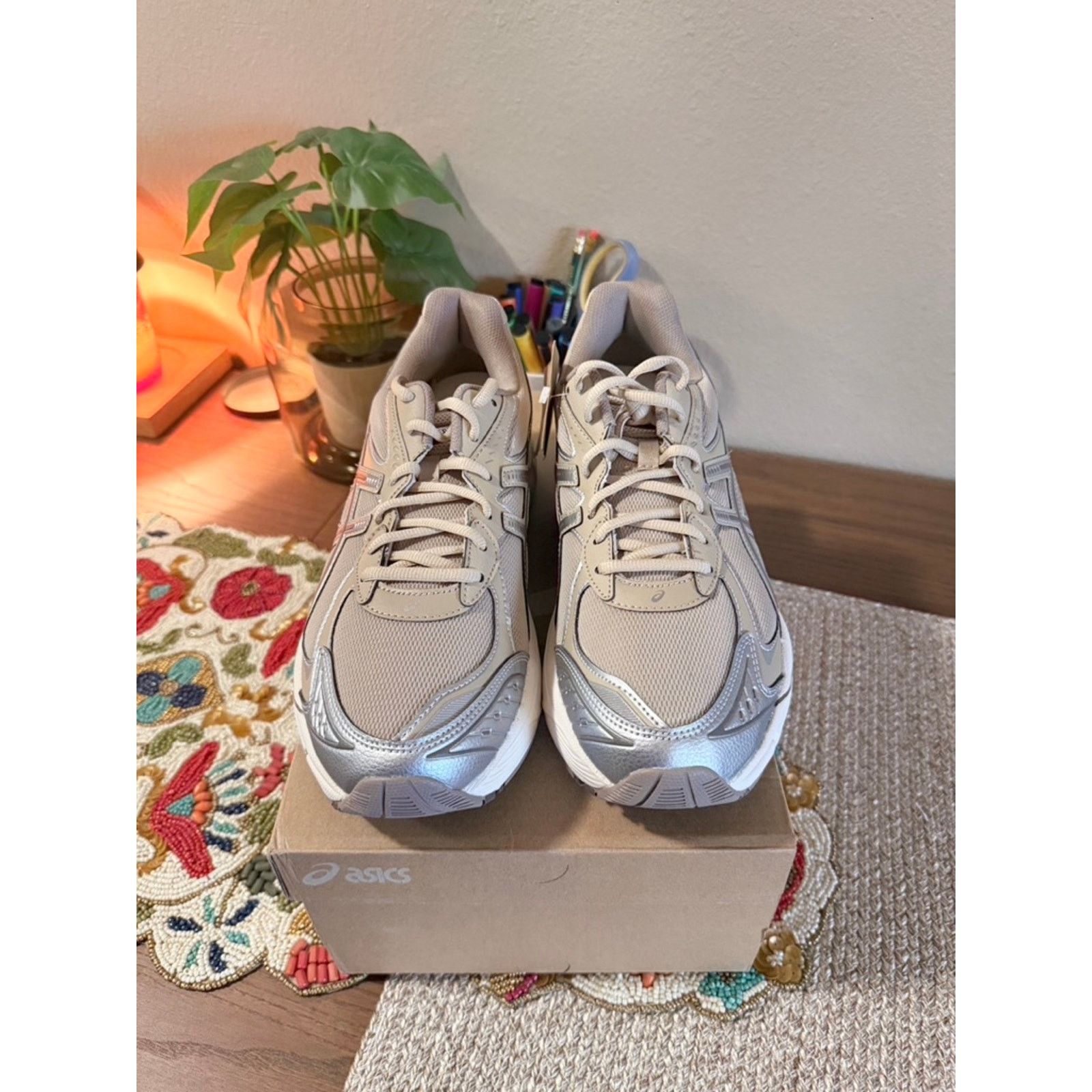 Asics Asics GT-2160 Feather Grey Brown Storm Silver Gel NYC Wood Size US 10.5 / EU 43-44 - 3 Thumbnail