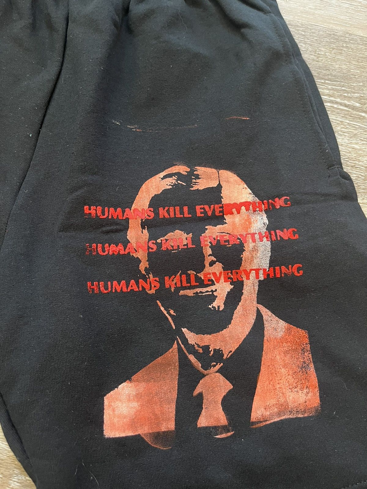 Japanese Brand Humans Kill Everything Sample Print Shorts Size US 30 / EU 46 - 4 Thumbnail