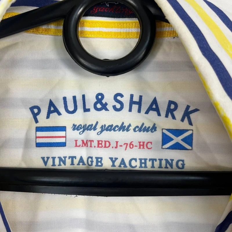 Paul & Shark Paul & Shark Yachting Striped Short Sleeve Shirt Sz XL Size US XL / EU 56 / 4 - 5 Thumbnail