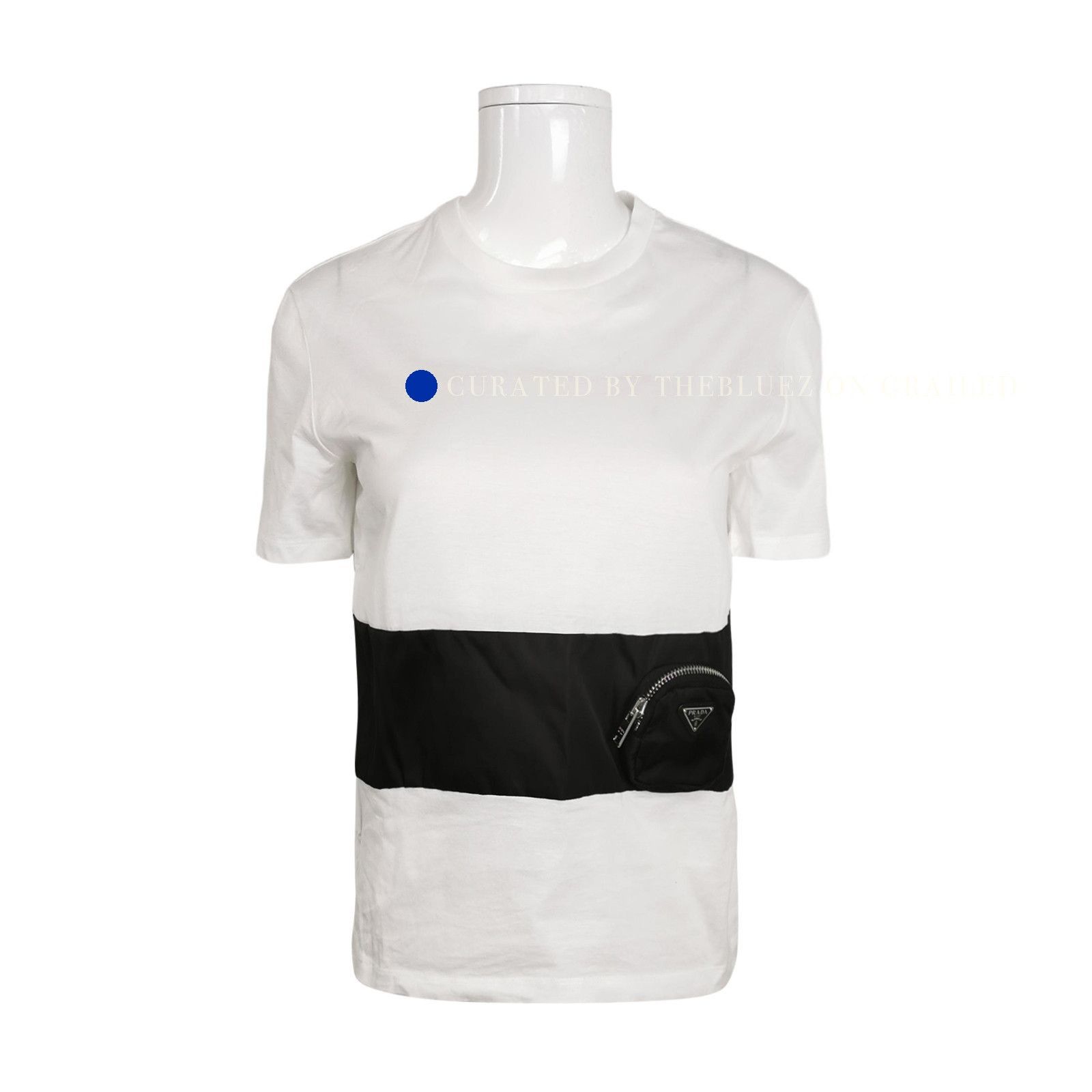 Prada Minimalist Logo T-Shirt in White Size US XS / EU 42 / 0 - 1 Thumbnail