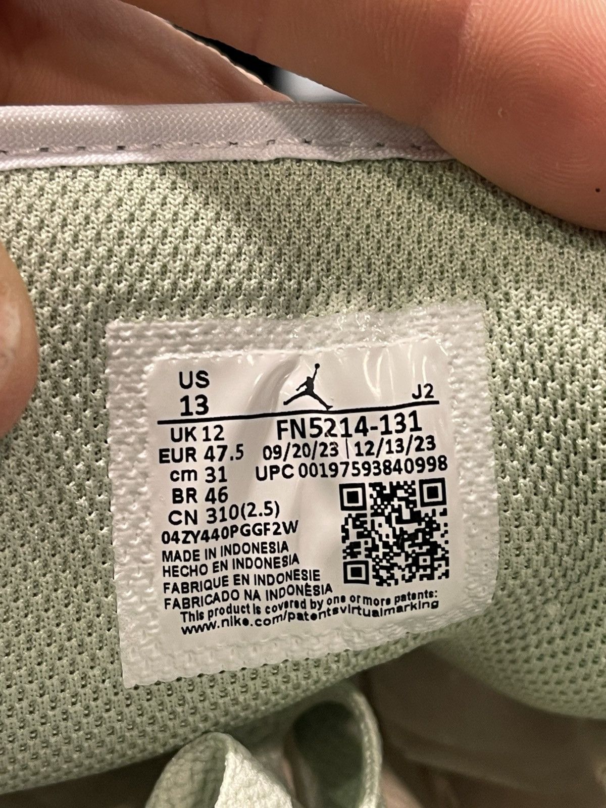 Jordan Brand Size 13 - Jordan 1 Low SE Seafoam Size US 13 / EU 46 - 10 Thumbnail
