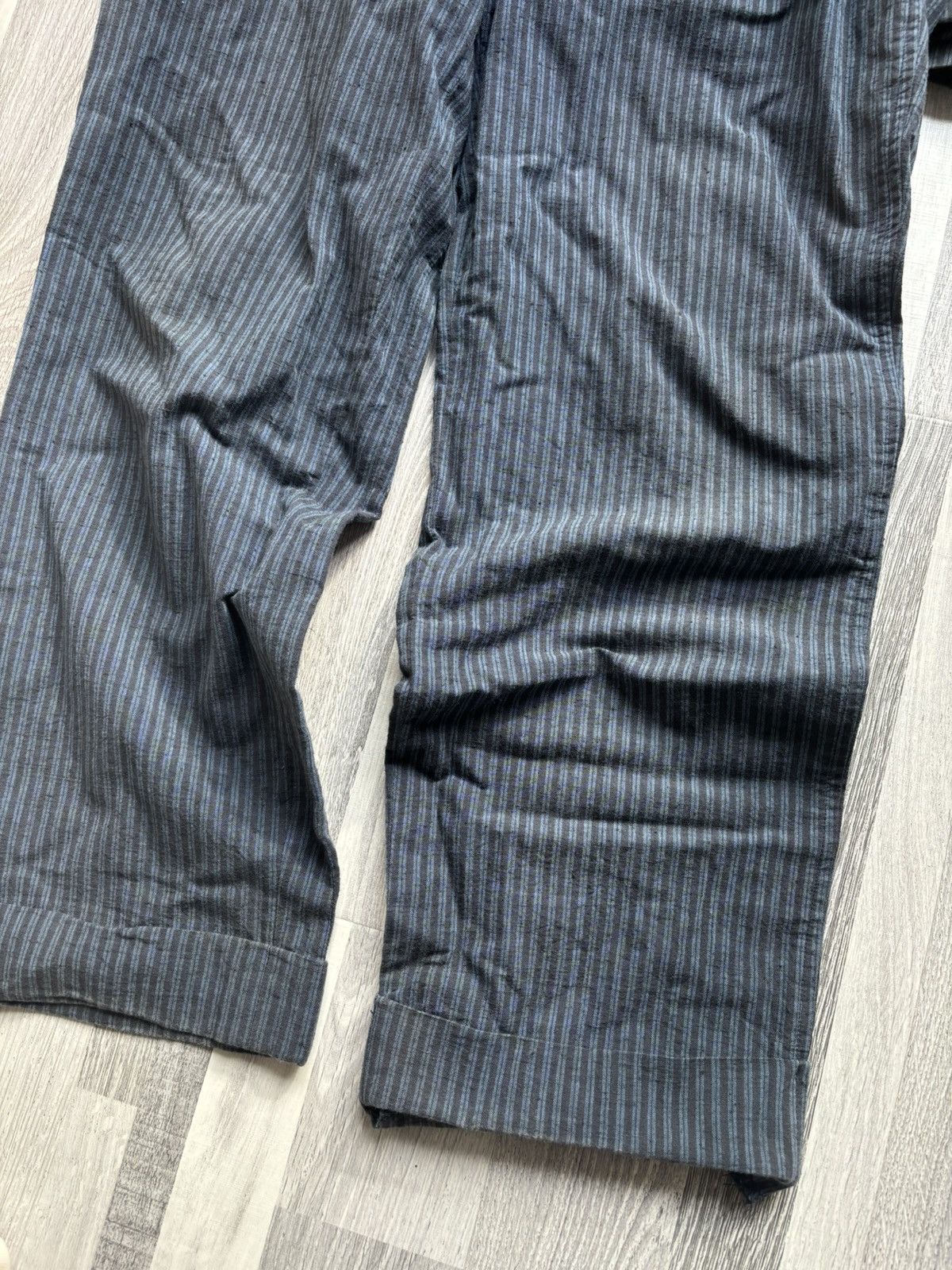 Needles Needles Blue Purple Stripe Suits (Blazer Jacket and Pants) Size 38R - 10 Thumbnail