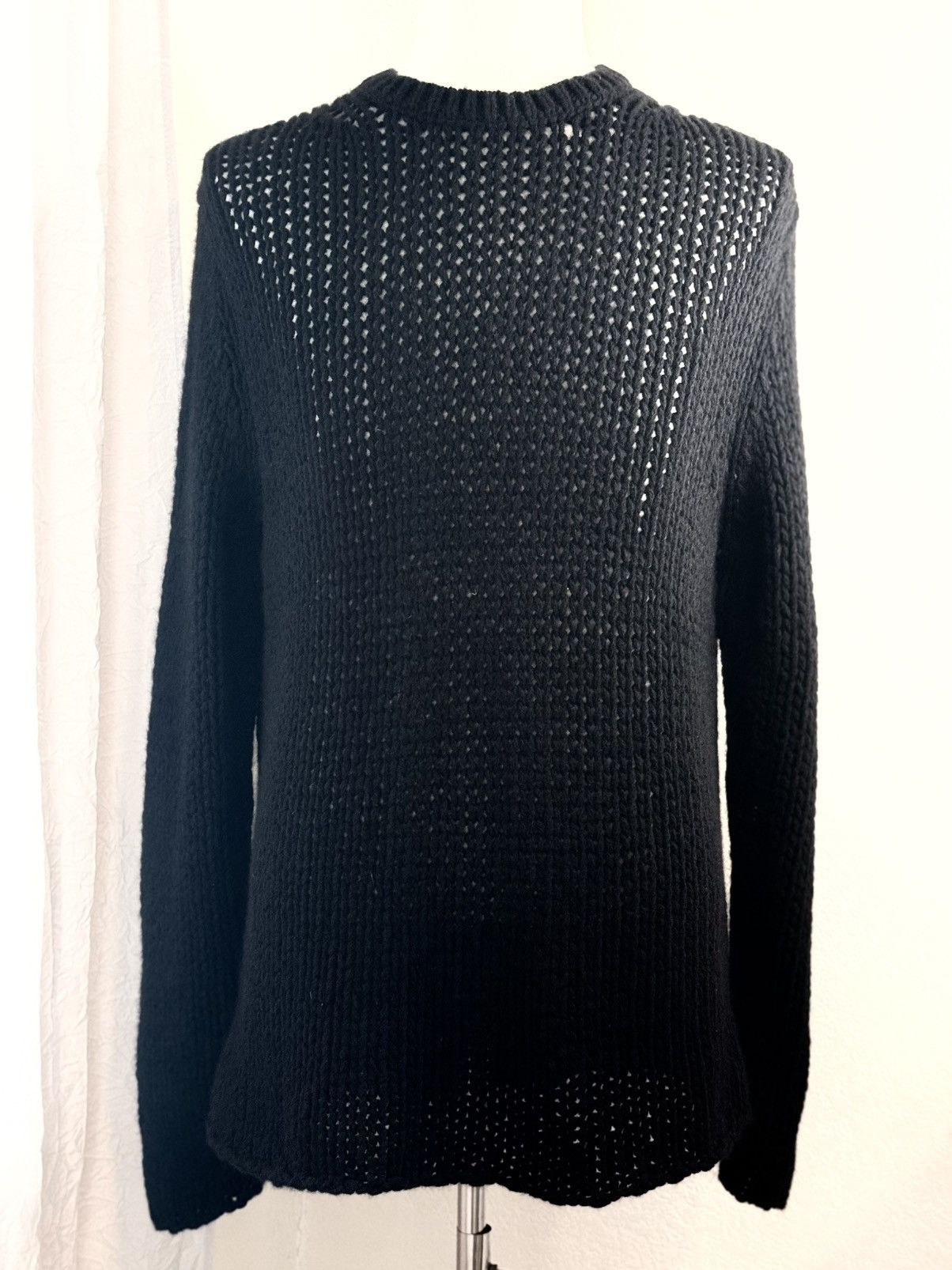 Comme des Garcons CdG Homme Deux Loose Knit Thick Cable Sweater Size US XL / EU 56 / 4 - 1 Thumbnail