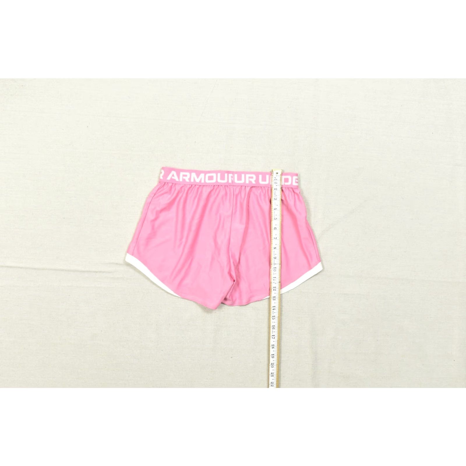 Under Armour Under Armour Women's Pink Play Up Shorts 3.0 Running Athletic Training M Medium-Long? Size 32" / US 10 / IT 46 - 3 Thumbnail