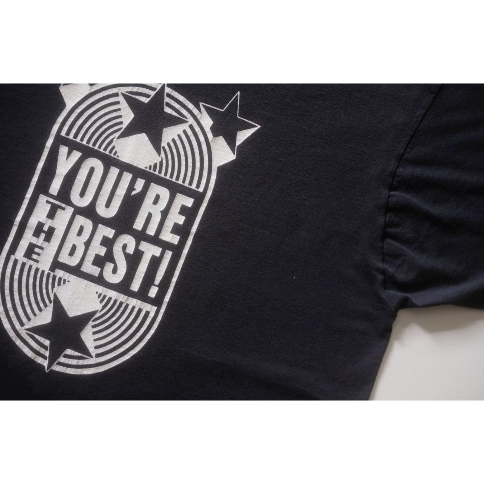 Vintage VINTAGE Screen Stars Graphic Tee Black 1980s USA MADE You Are The Best XL T Shirt Mens Boys Size US XL / EU 56 / 4 - 5 Thumbnail