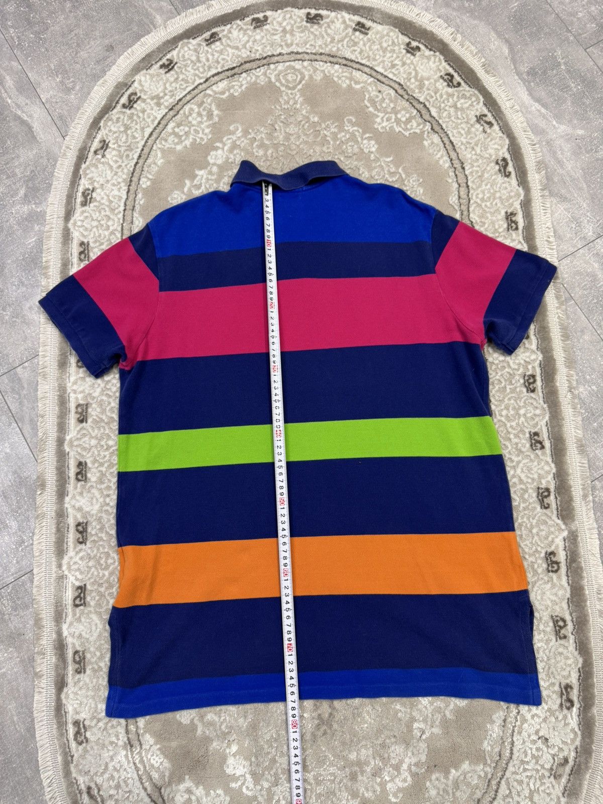 Polo Ralph Lauren Rare Polo Shirt Polo Ralph Lauren Boxy Striped Chief Kiff Size US XL / EU 56 / 4 - 7 Thumbnail