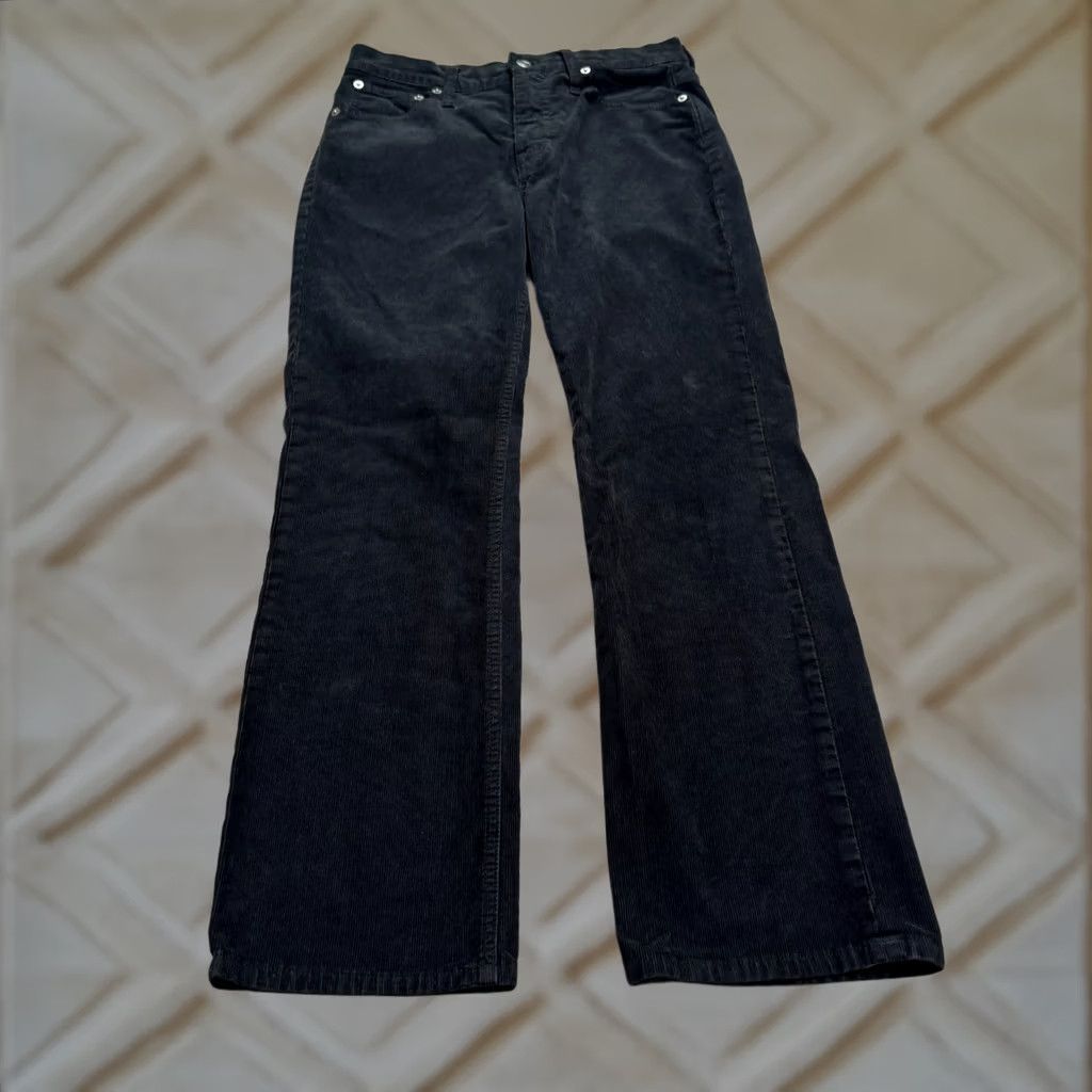 J.Crew J. Crew Black High Rise Corduroy Pants Bootcut Women 27 Petite Regular Stretch Casual Vintage: No Size 27" / US 4 / IT 40 - 1 Thumbnail