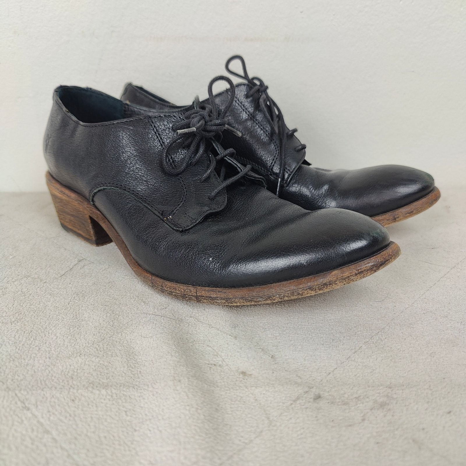 Frye Frye Carson Oxford Shoes Womens 9 B Black Leather Grailed