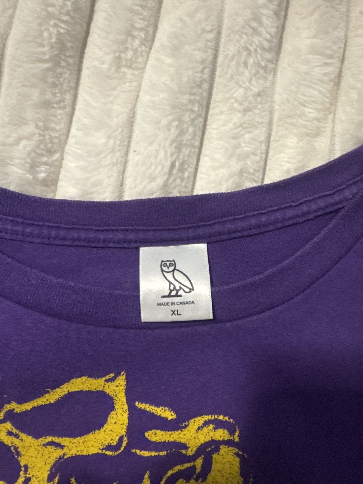 October's Very Own Purple Ovo Skeleton Long sleeve Tee shirt Size US XL / EU 56 / 4 - 4 Thumbnail