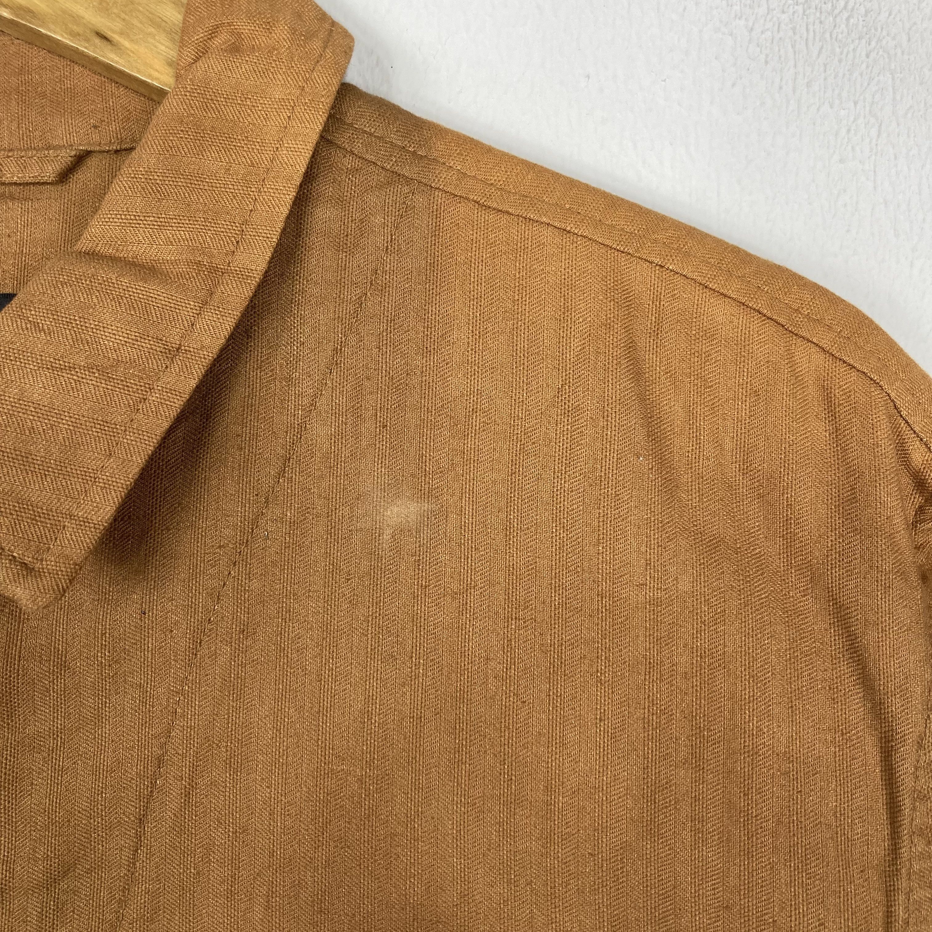 Kansai Yamamoto Vintage SISSY By KANSAI YAMAMOTO Beige Denim Chore Jaket Size US XL / EU 56 / 4 - 6 Thumbnail