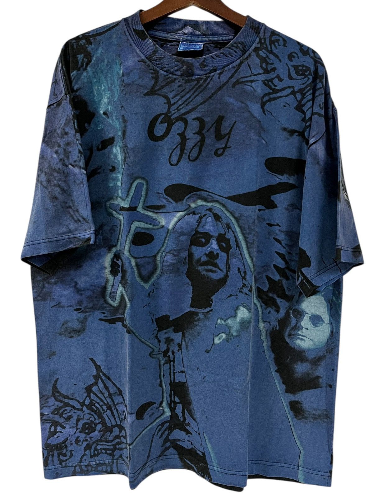 Band Tees Vintage Ozzy Osbourne AOP 90s t shirt | Grailed
