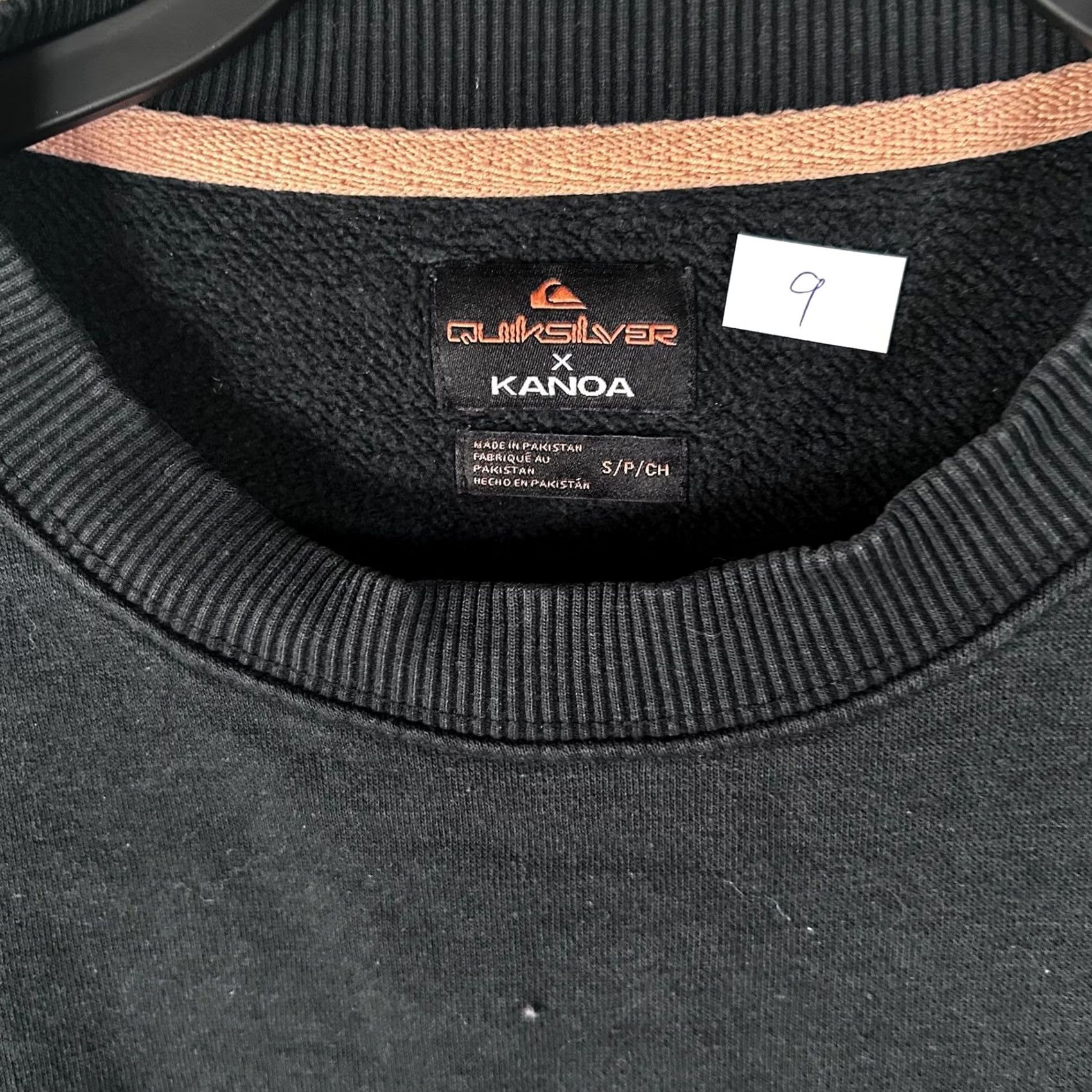 Quiksilver Quiksilver x Kanoa Mens Sweatshirt Black Pink Stripe Crewneck S Size US S / EU 44-46 / 1 - 3 Thumbnail