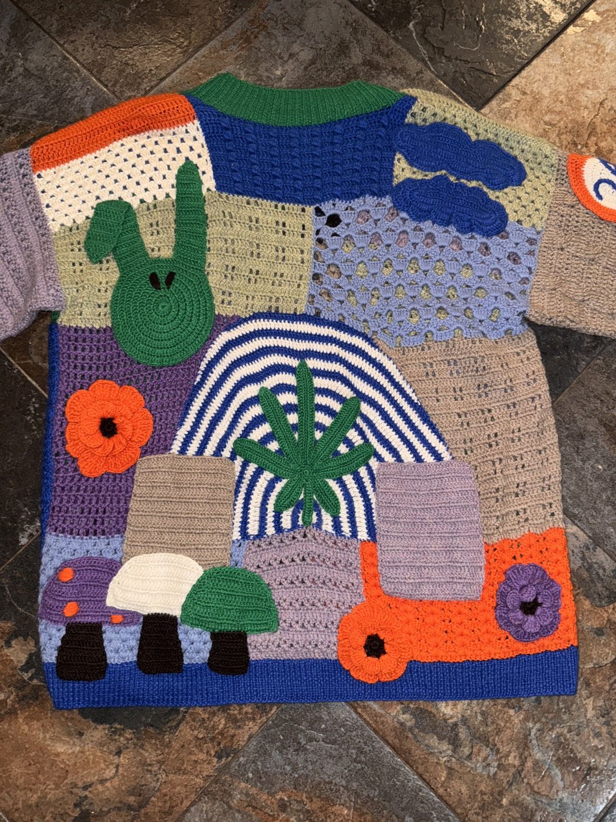 Nahmias Nahmias 420 Quilt Sweater Size US M / EU 48-50 / 2 - 7 Thumbnail