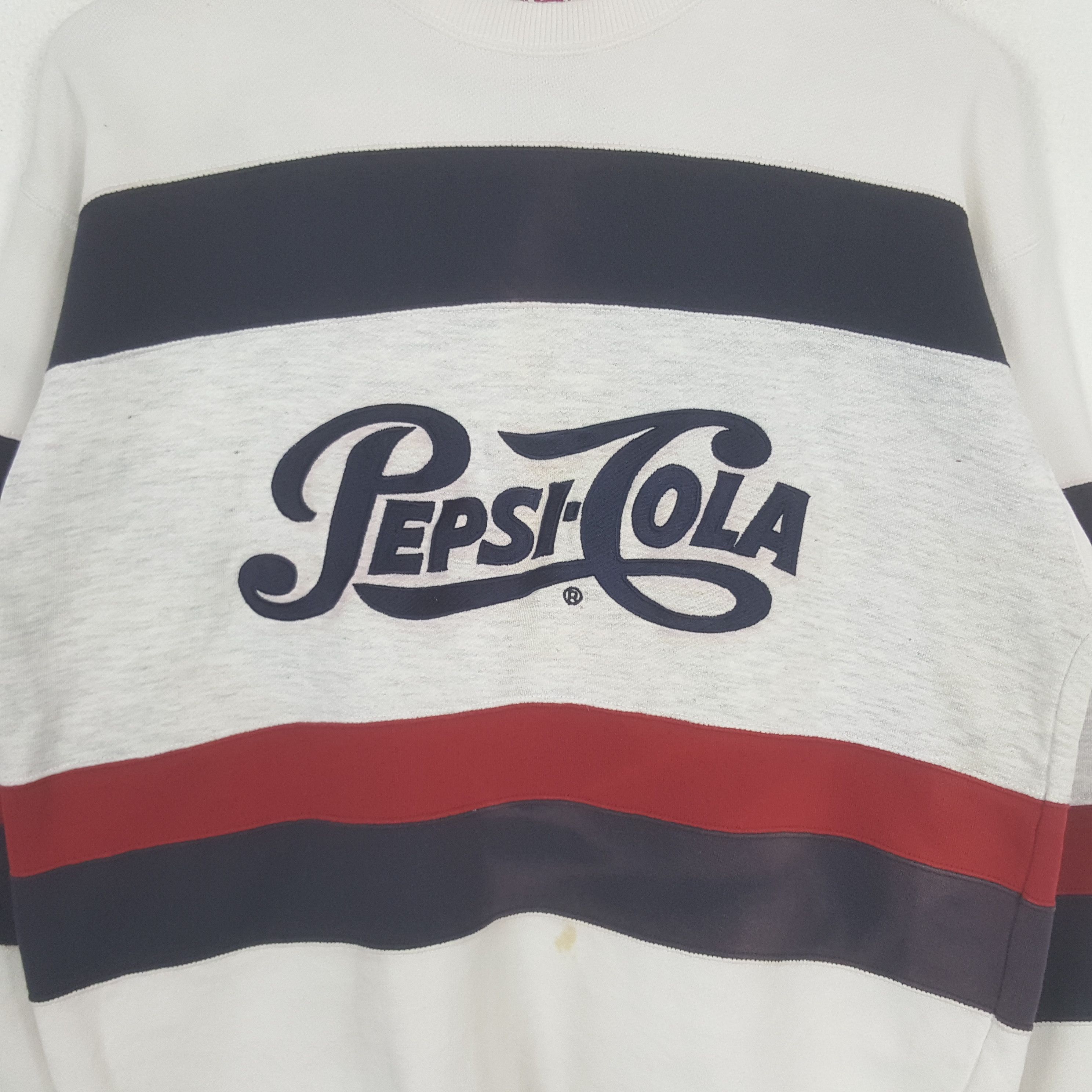 Pepsi Vintage Pepsi Cola American Promo Sweatshirt C298N10 Size US M / EU 48-50 / 2 - 2 Thumbnail
